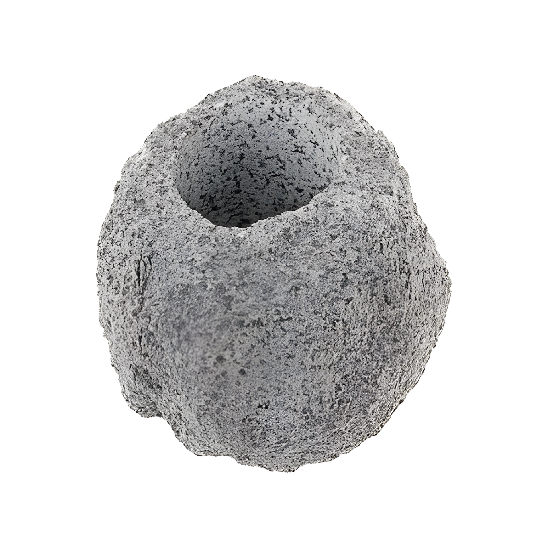 Flaschen- und Glashalter 'Granitstein' Bohrung Ø ca. 61 mm
