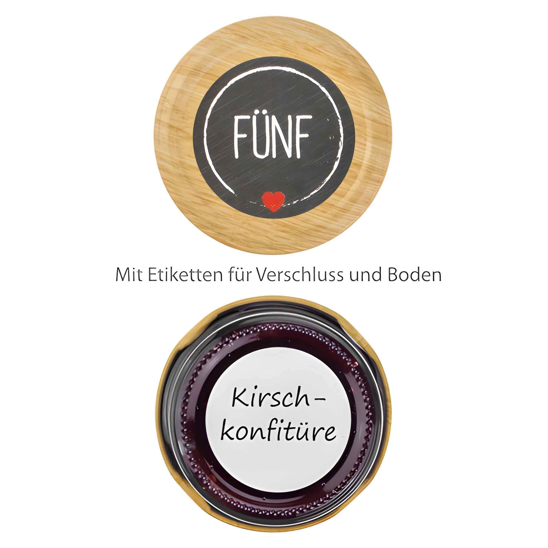 Adventskalender-Set 'Stapelglas'
