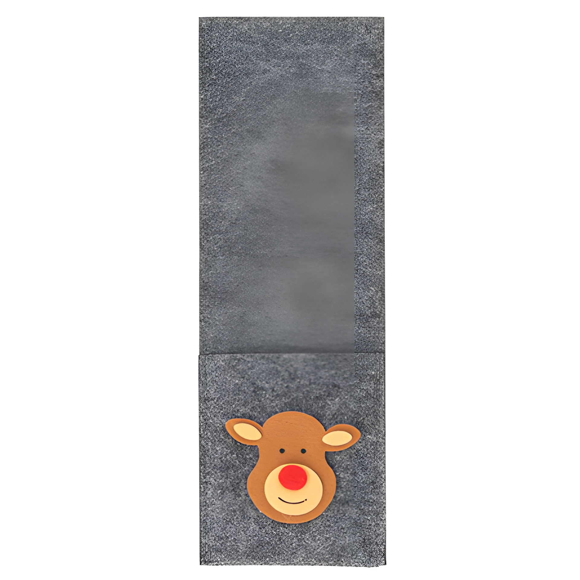 Besteckhalter 'Rentier' aus Filz, 9 x 26 cm