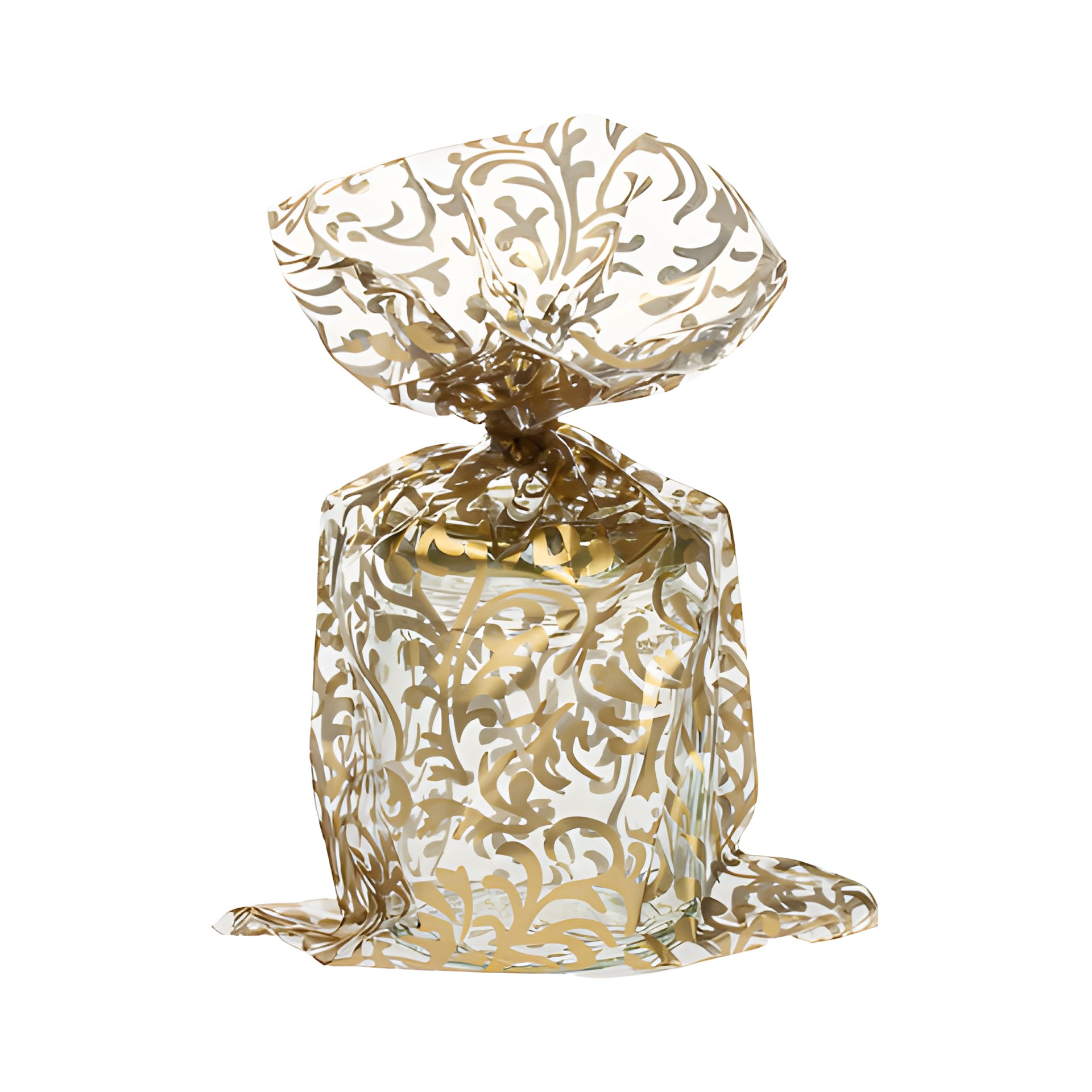 Schmuckbeutel 'Brokat' 15 x 25 cm gold, 10 Stück