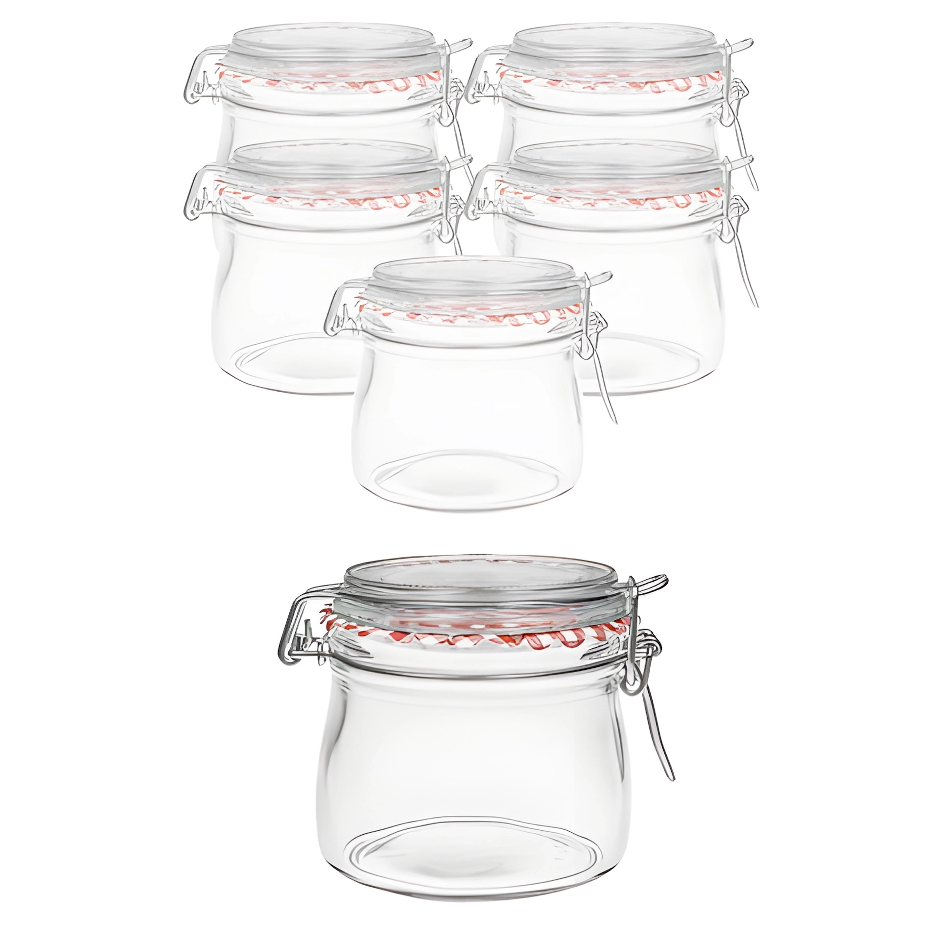 Set Bügelglas 'Ermetico'  500 ml