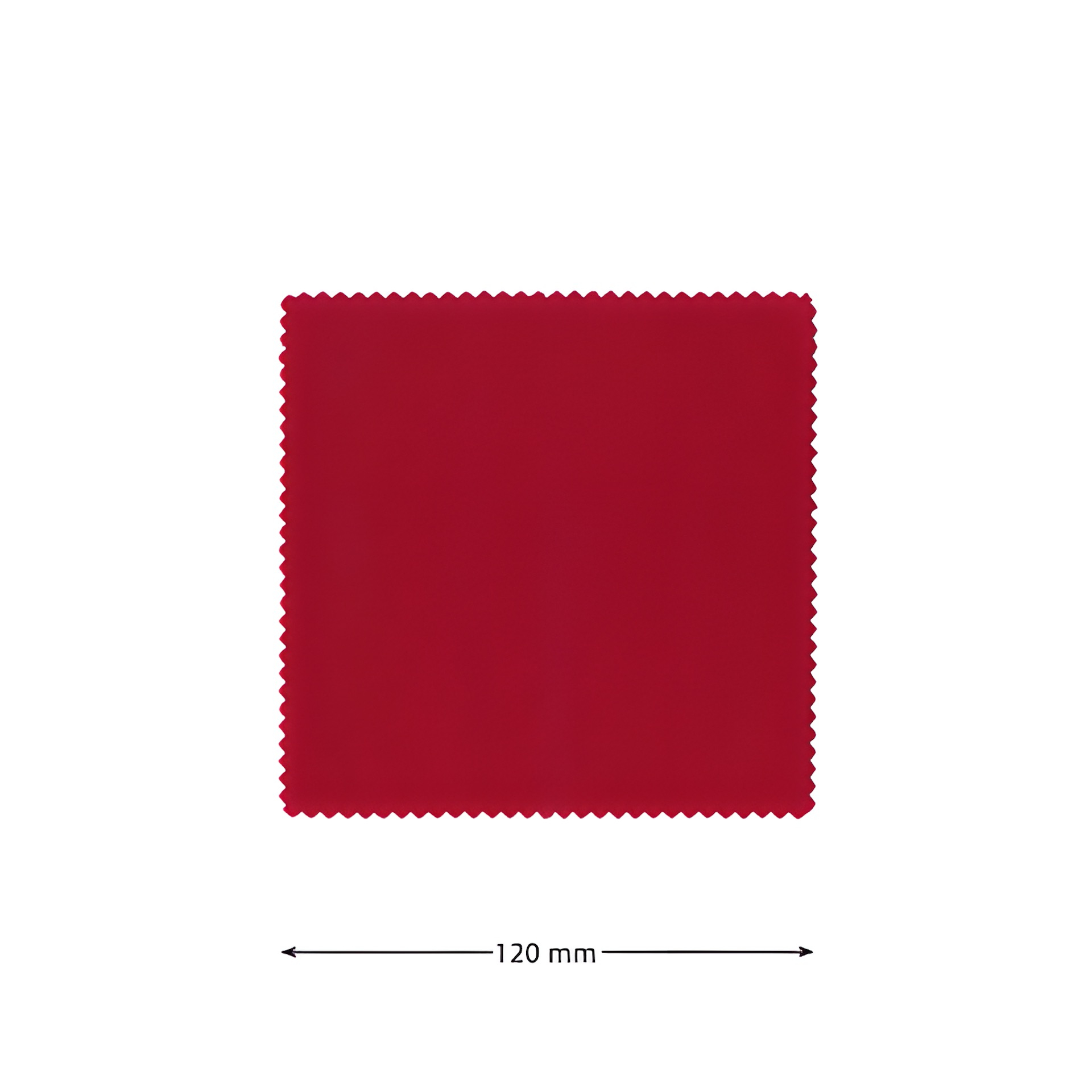 Deckchen 120 mm rot
