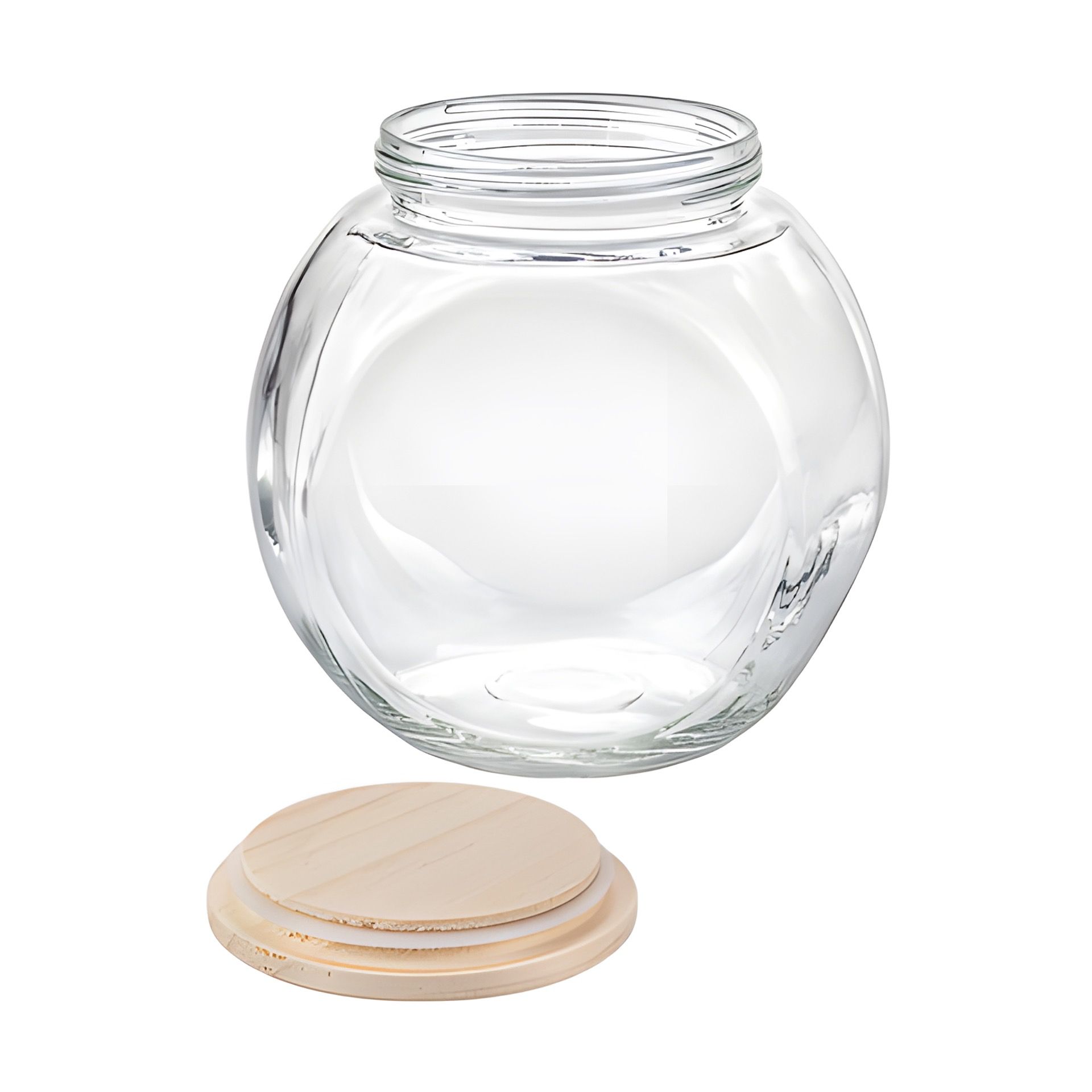 Bonbonglas 2100 ml mit Holzdeckel