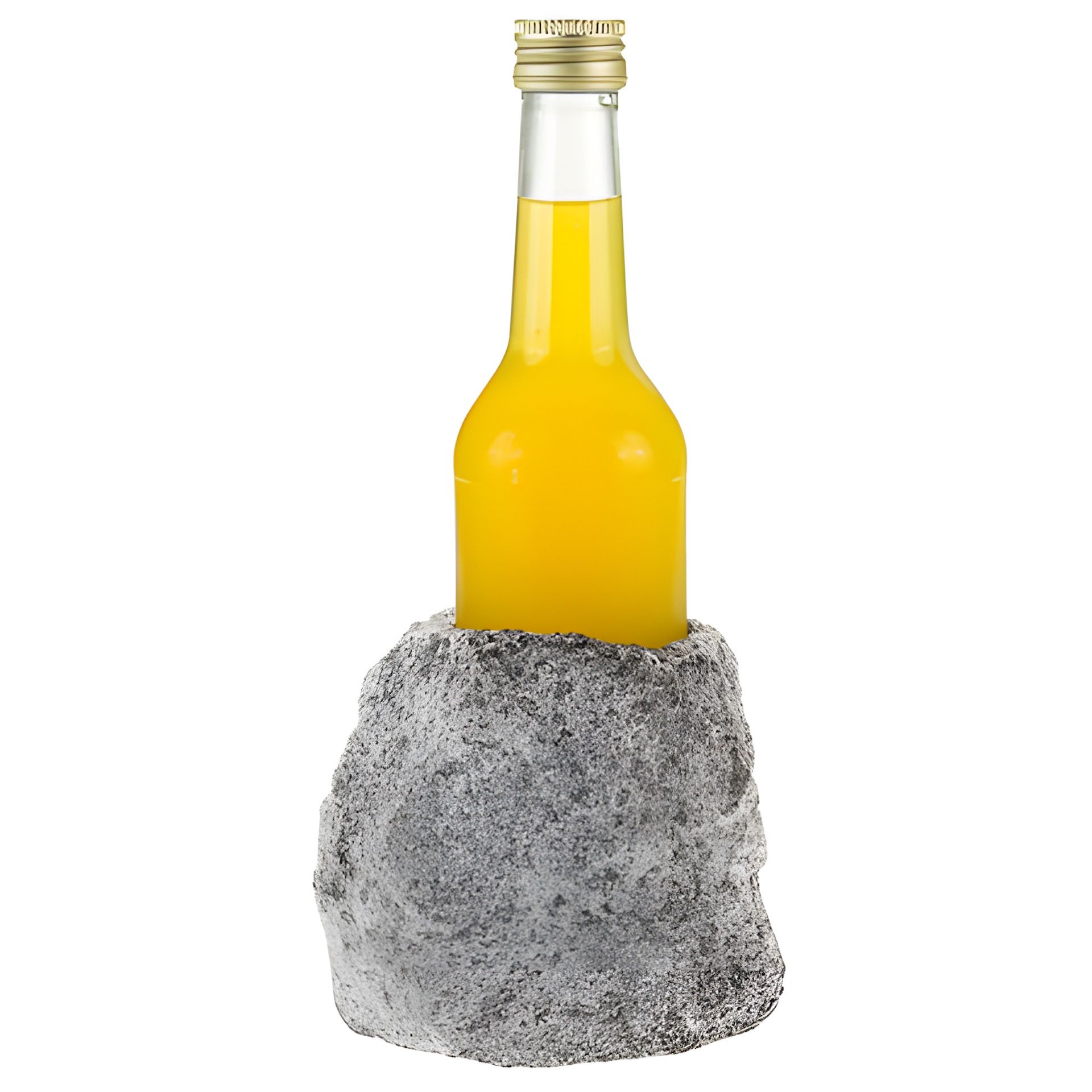 Flaschen- und Glashalter 'Granitstein' Bohrung Ø ca. 61 mm