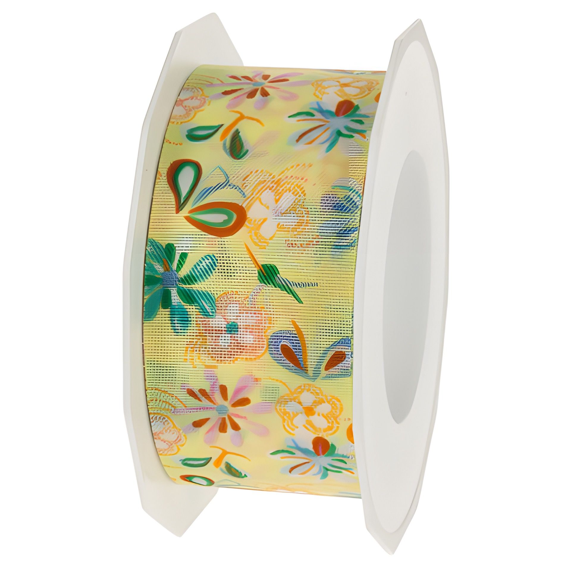 Stoffband 'Malibu' 20 m, 40 mm gelb