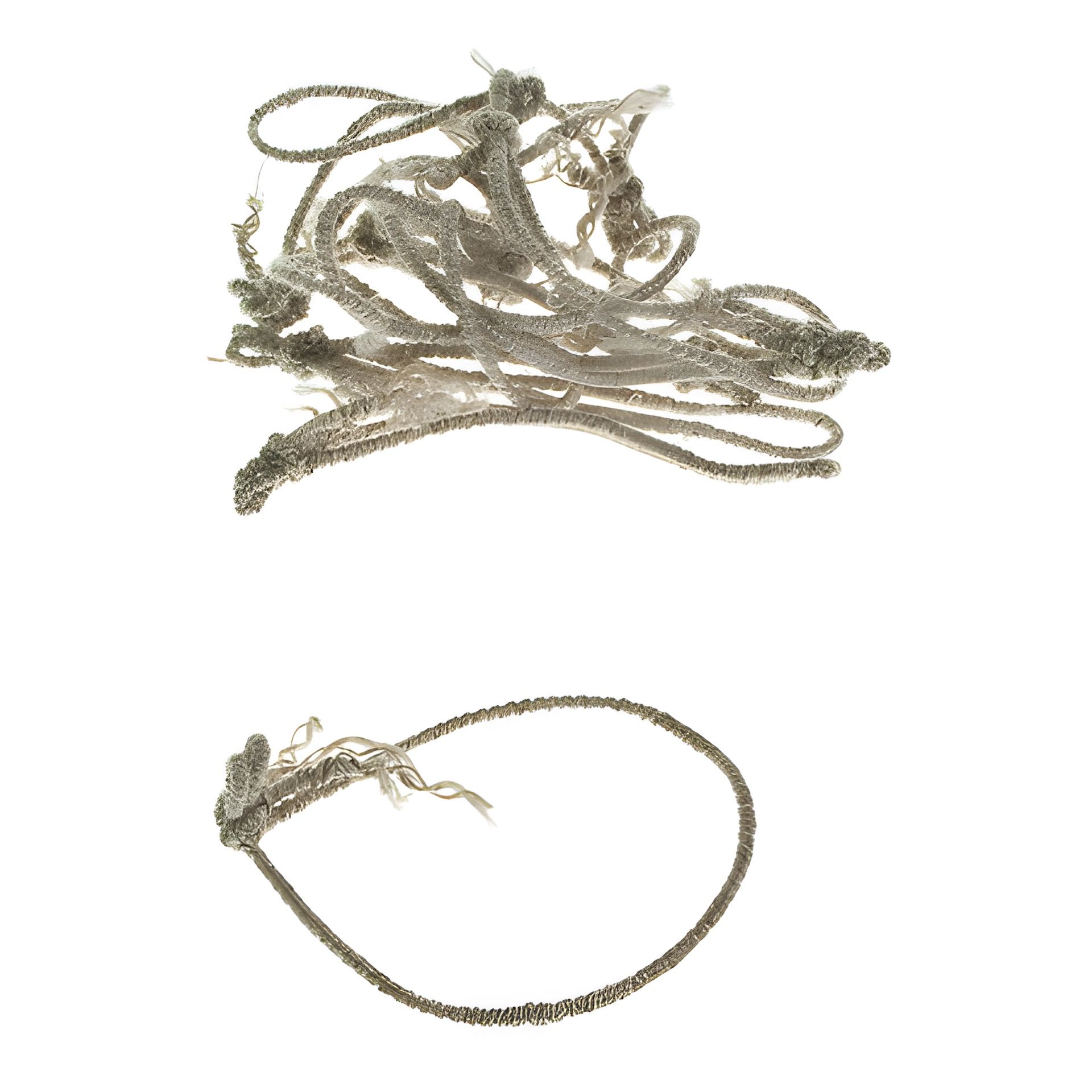Textilschlaufen Flachs -  50er Pack