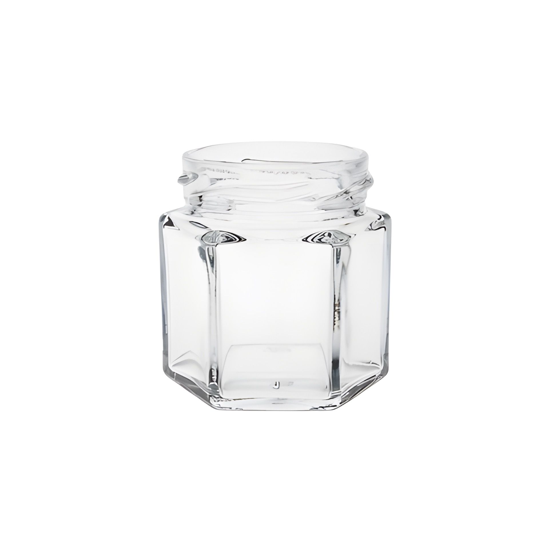 Sechskantglas 47 ml (Karton, 356 Stück)