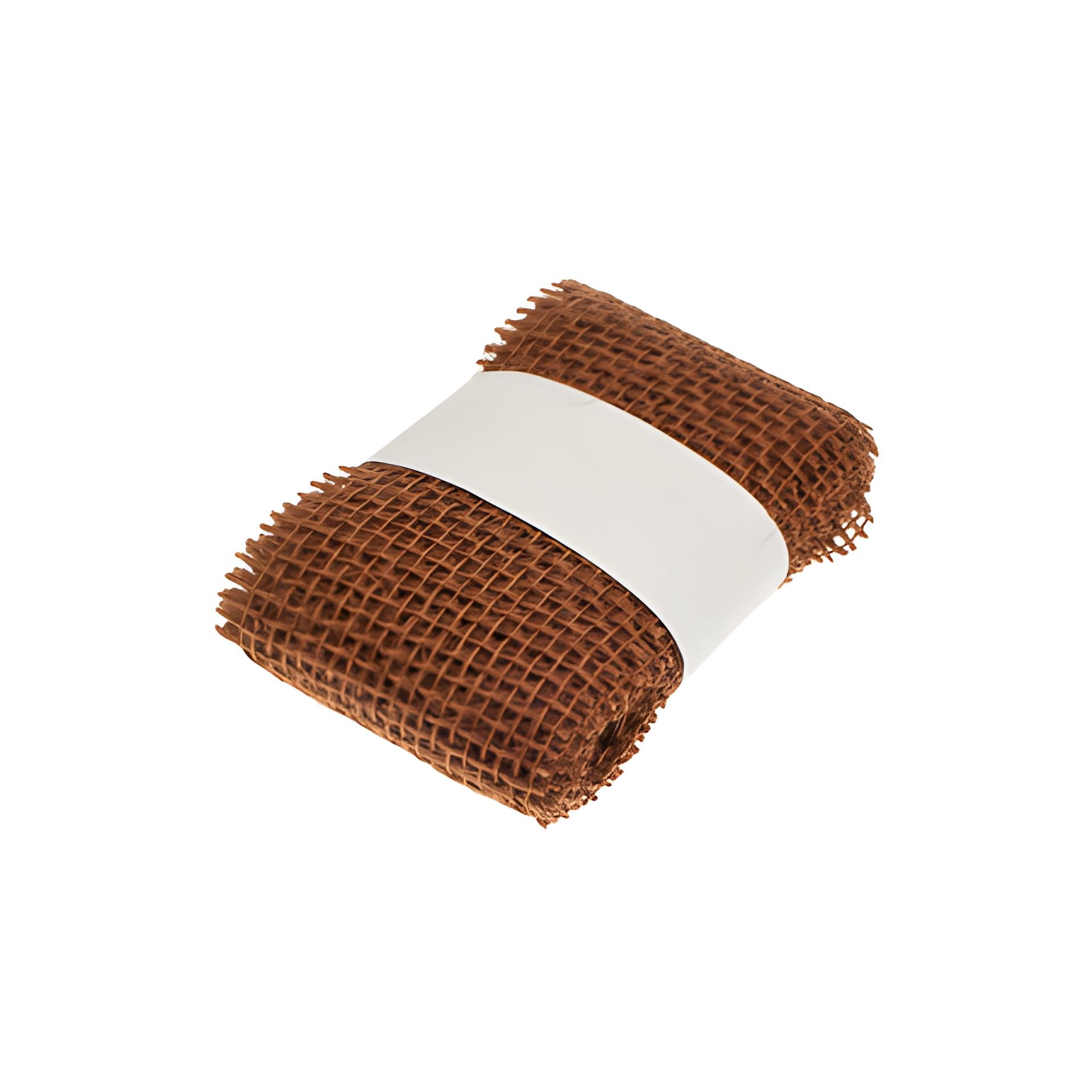 Juteband 2 m, 70 mm braun