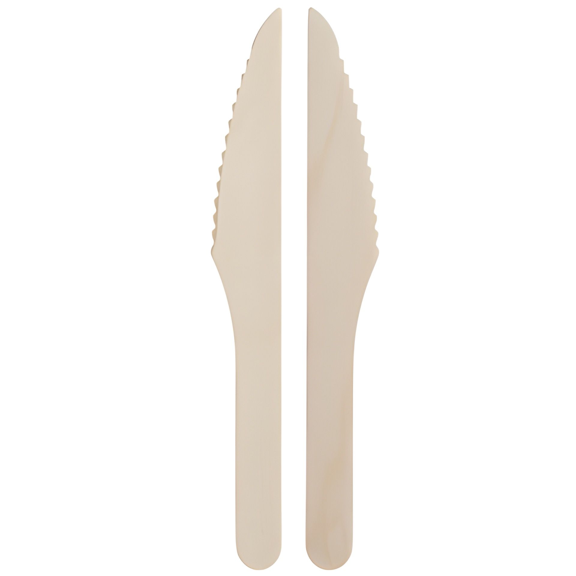 Messer aus Bambus, 12er Pack