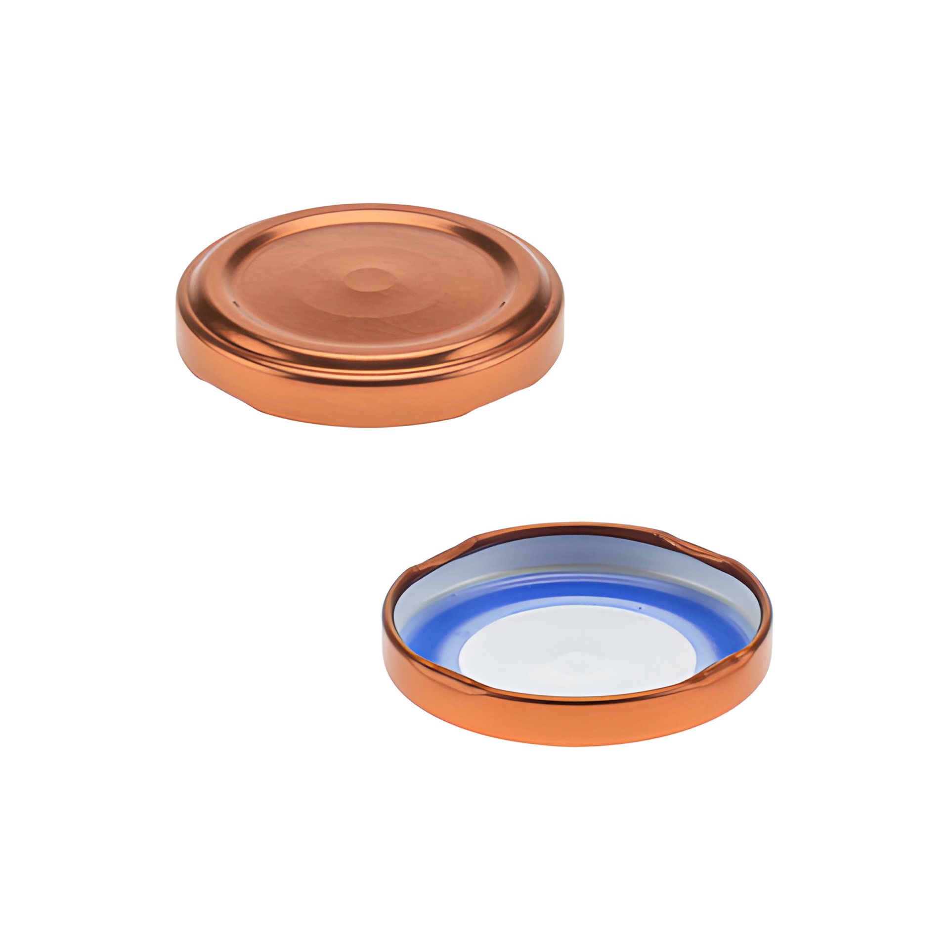 TO  48 kupfer past. mit Button BLUESEAL