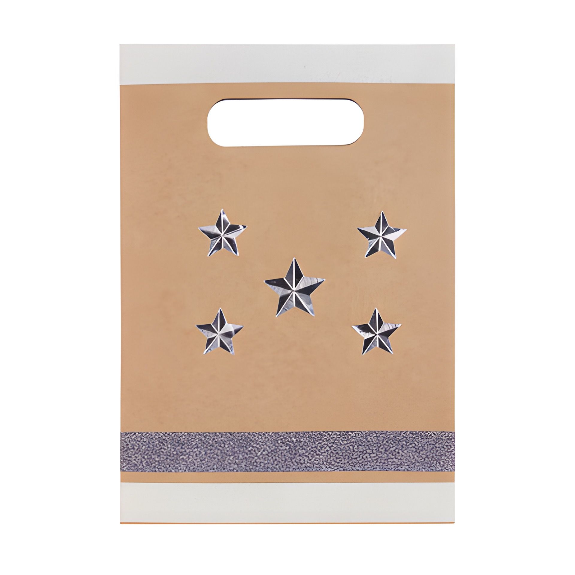 Geschenktüte natur, mittel (Karton, 200 Stück)