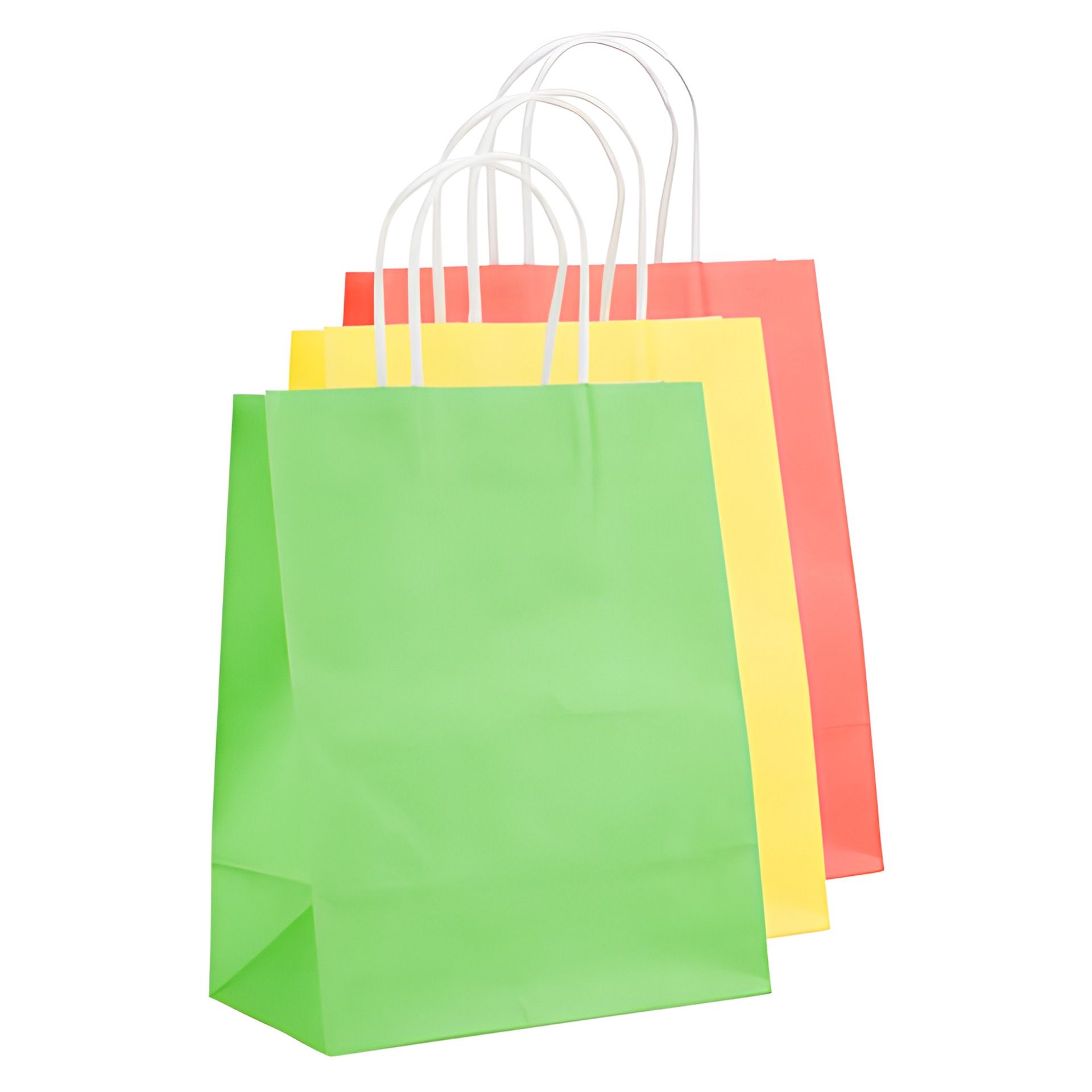 Geschenktüte 3-farbig, groß, 3 Stück