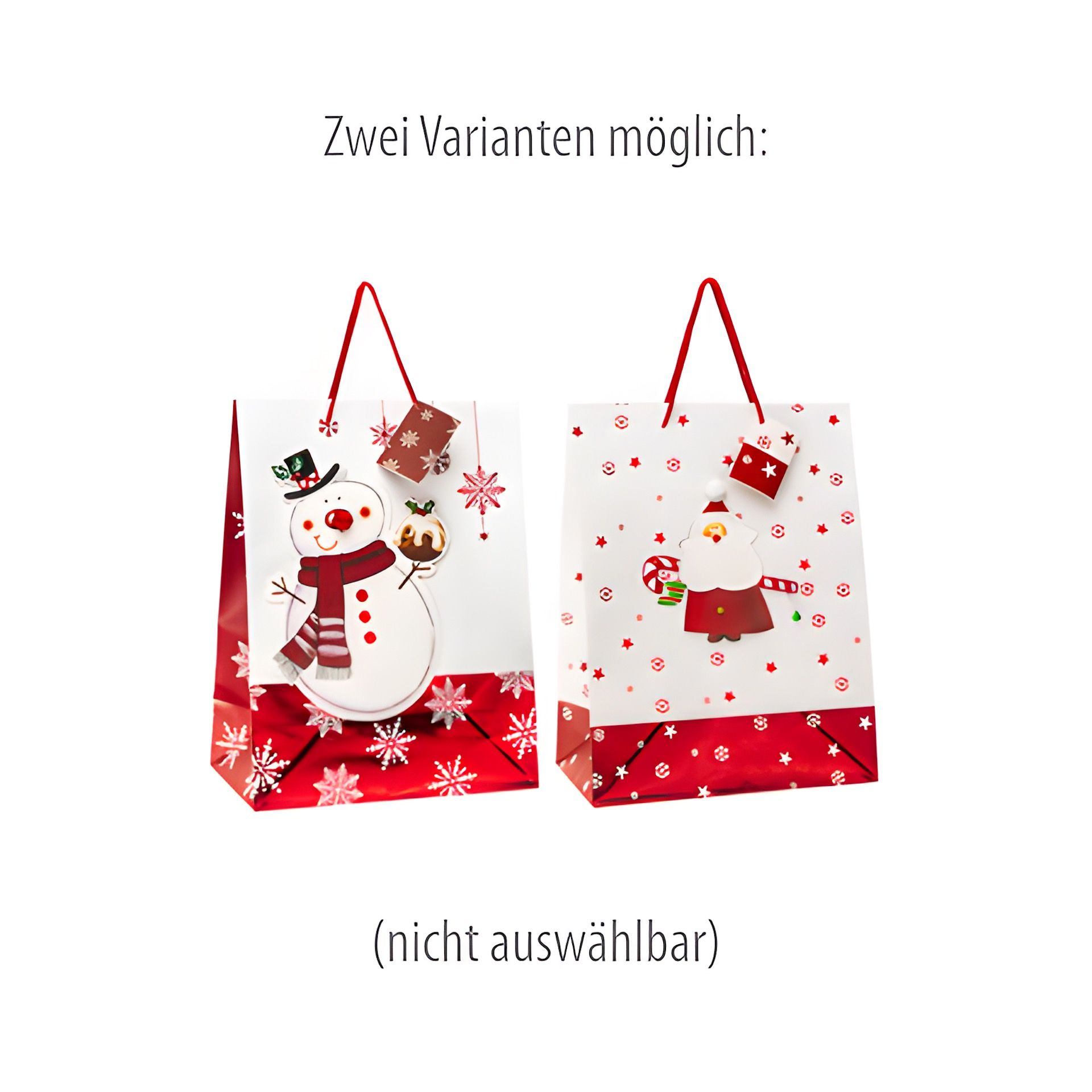 3D Geschenktüte 'Winter', XXL