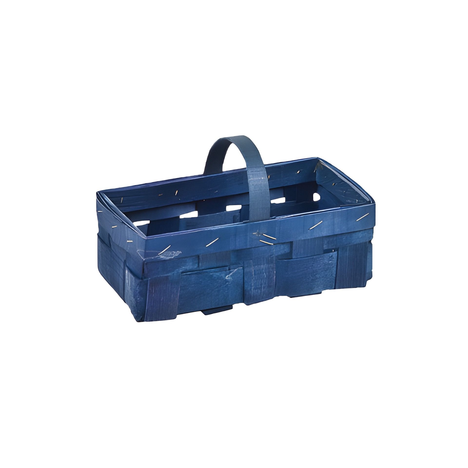 Spankorb mit Henkel blau, 17 x 9,5 cm