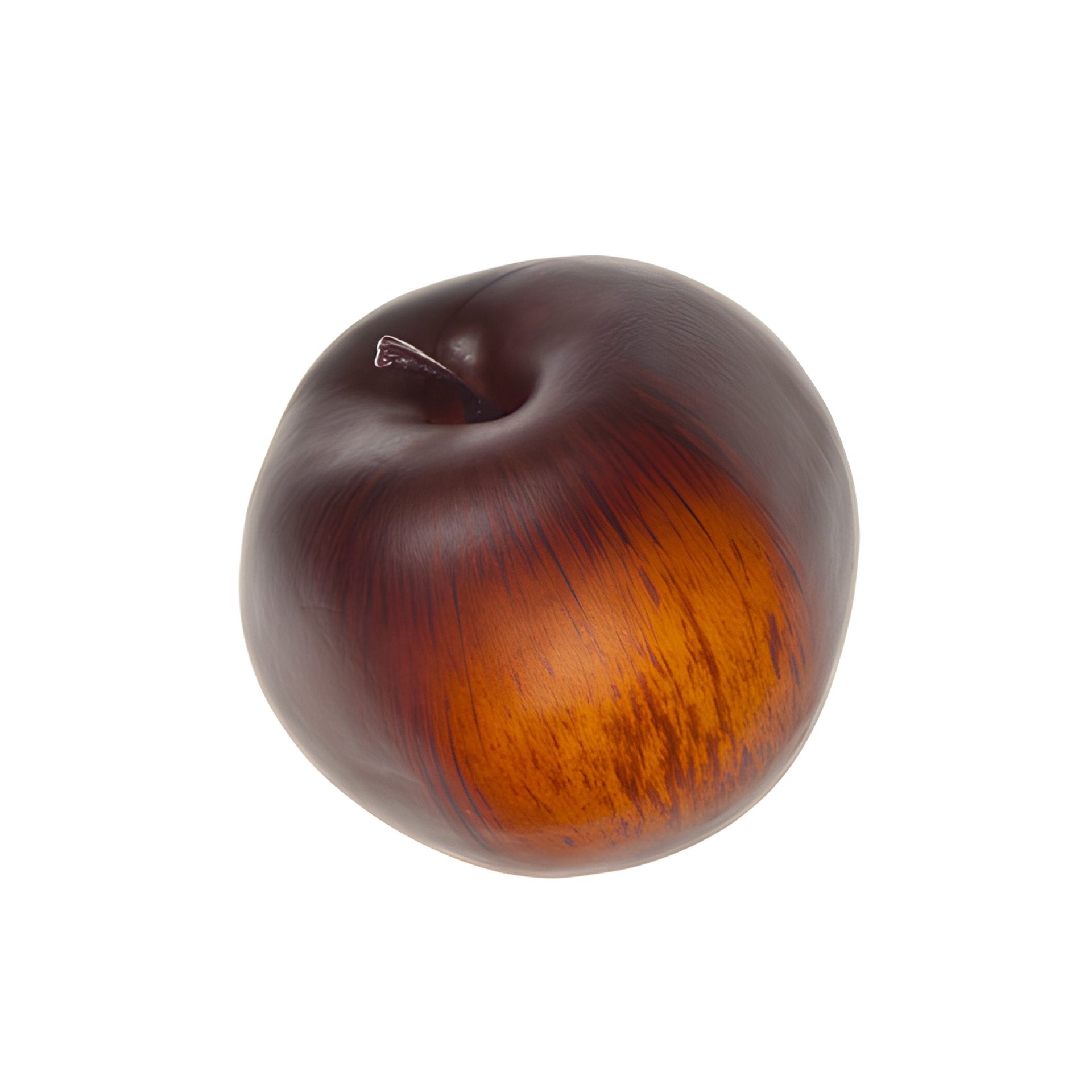 Deko-Frucht 'Apfel' rot/braun