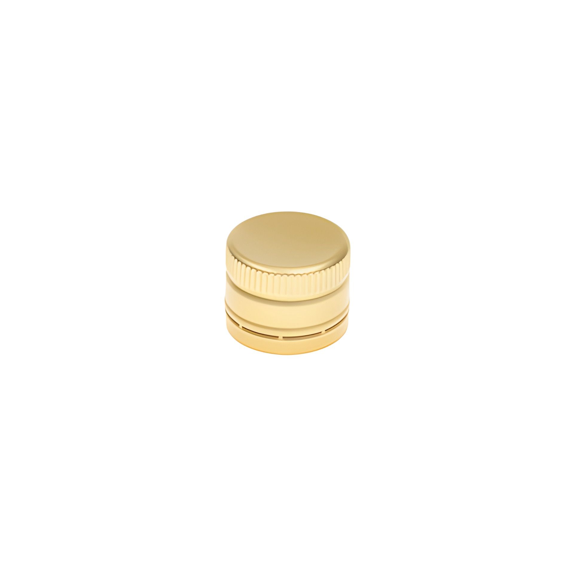 PP 31,5 gold Aluminium mit Ausgießer ohne Gewinde
