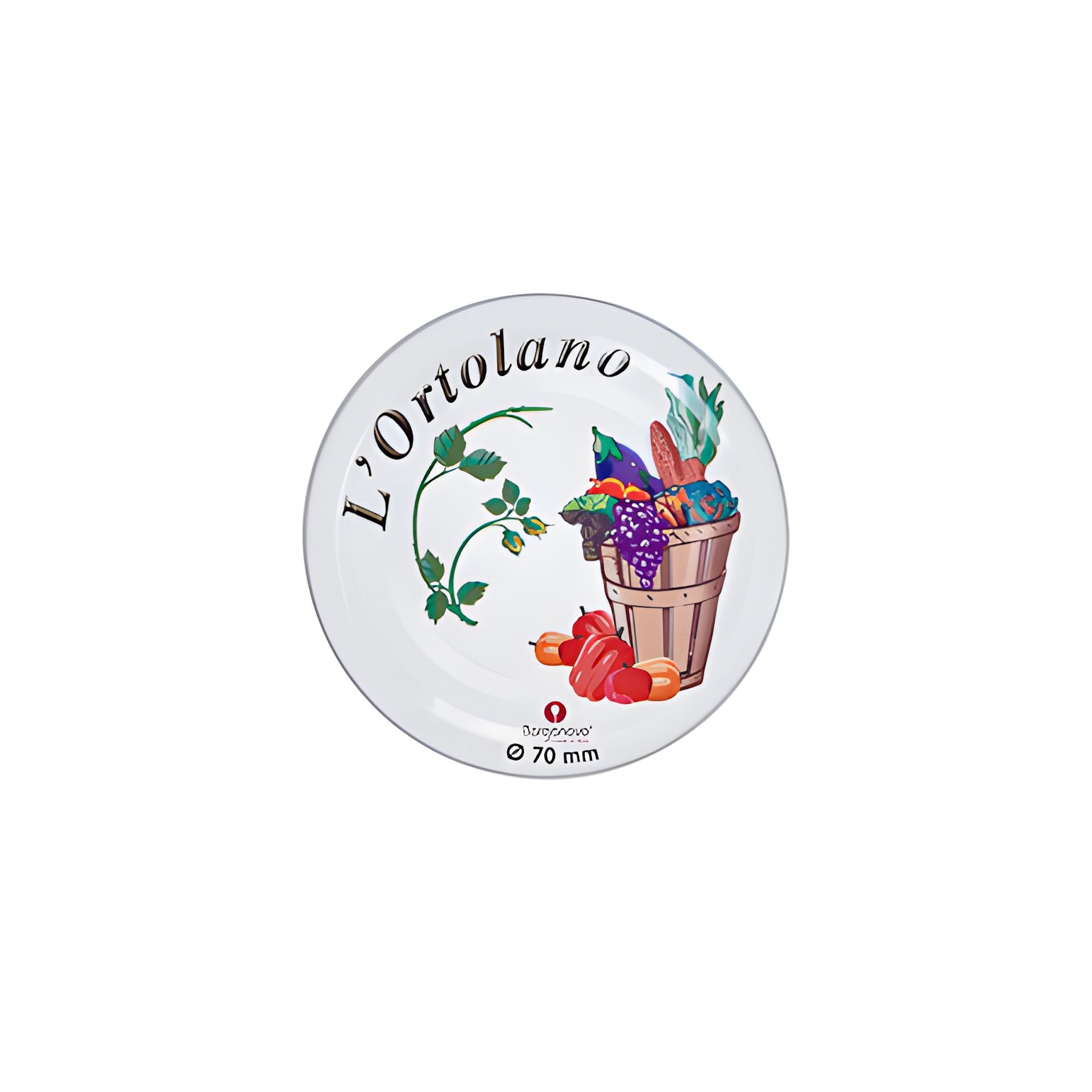 Schraubglas 'L'Ortolano' 212 ml mit Deckel CT 70 (Karton, 6 Stück)