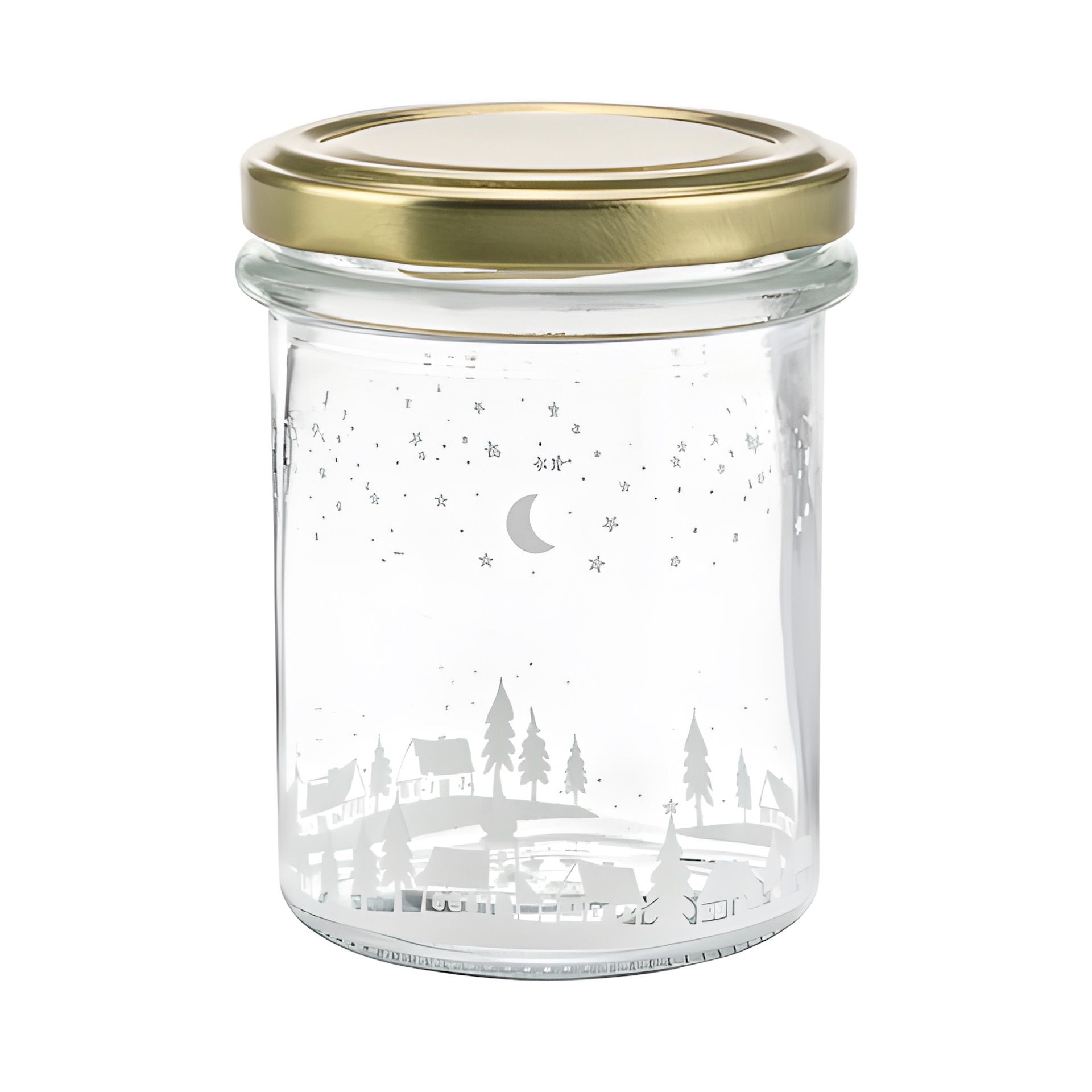 Sturzglas 215 ml 'Winterlandschaft'