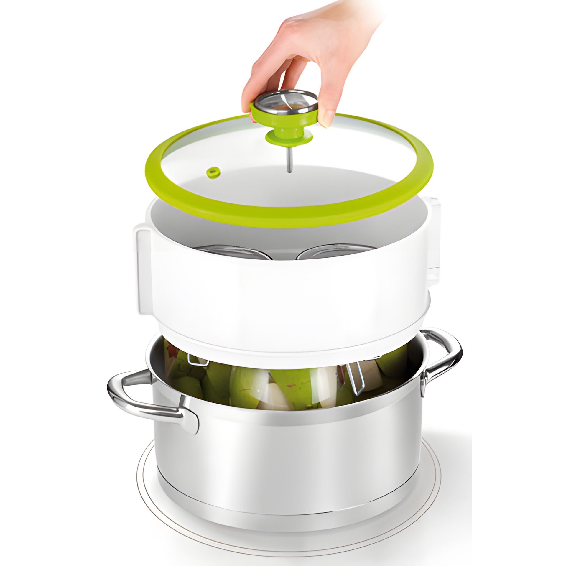 Einkoch-Set Ø 24 cm 'Della Casa' mit Thermometer