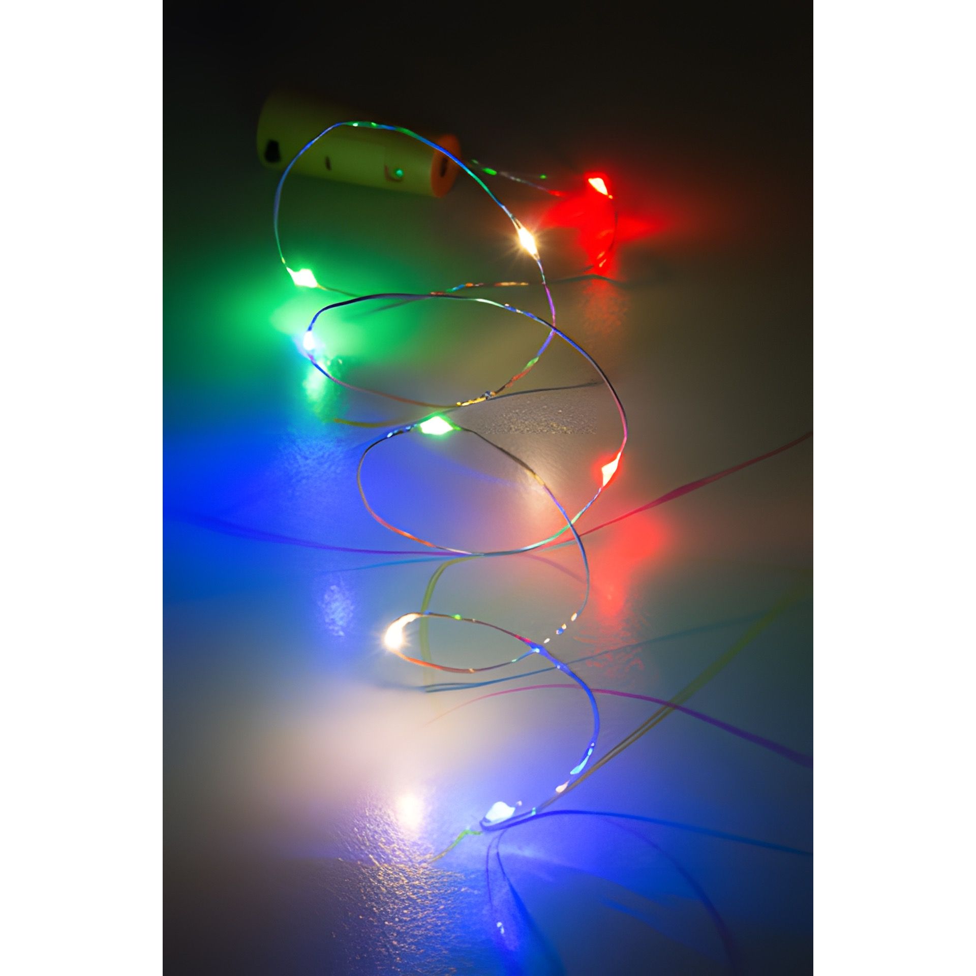 Flaschenlicht, 8 LEDs, mehrfarbig