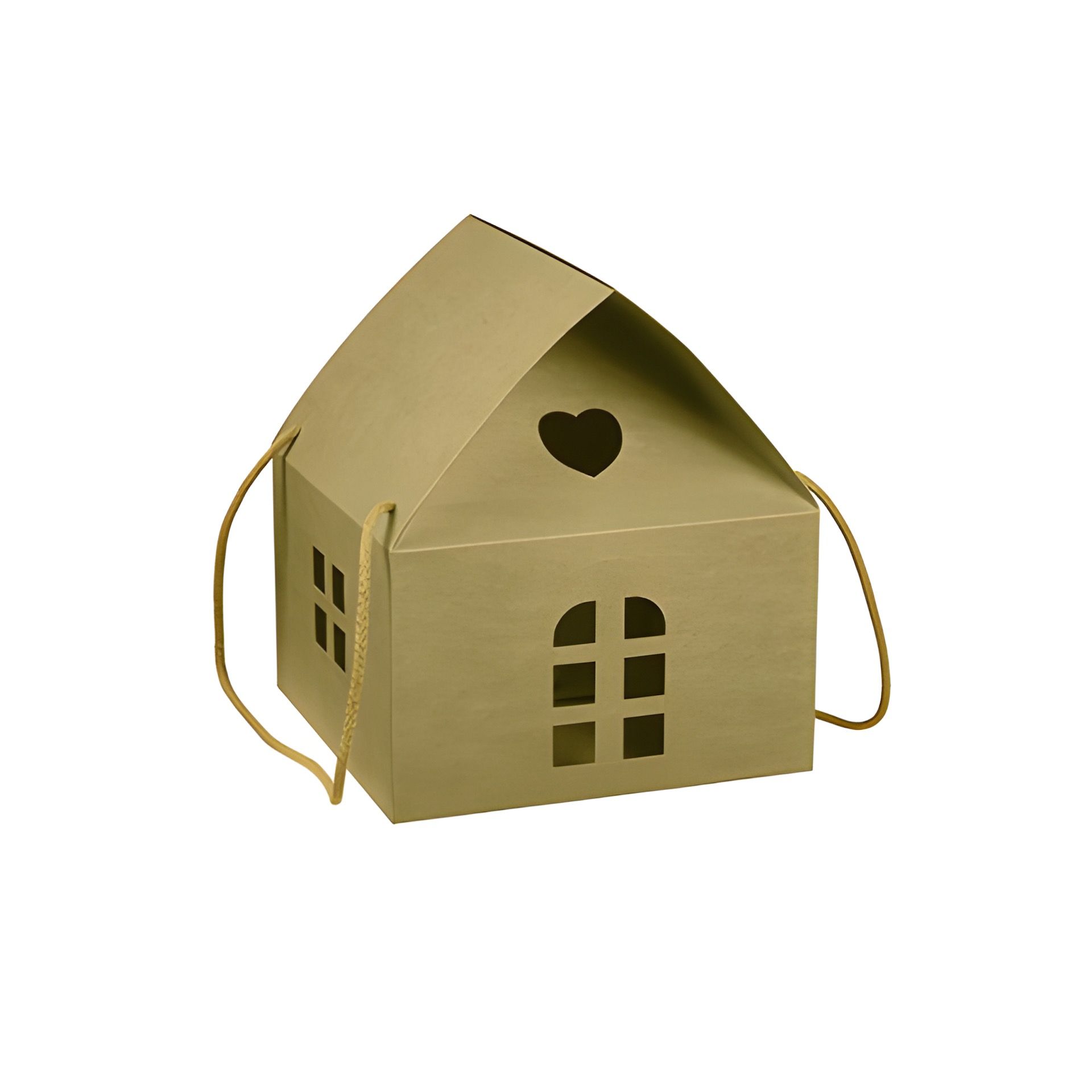 Kartonhaus 245 x 245 x 150 mm natur
