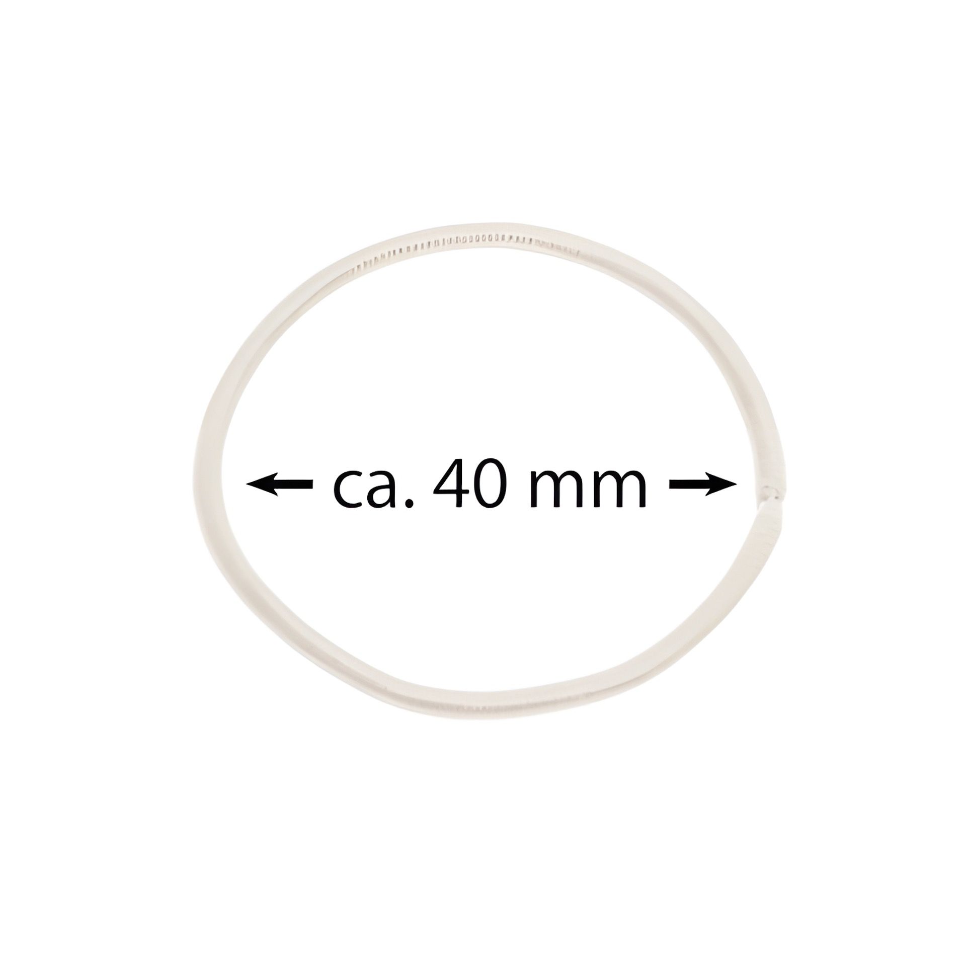 Elastische Schlaufen 40 mm, creme, 100 Stück