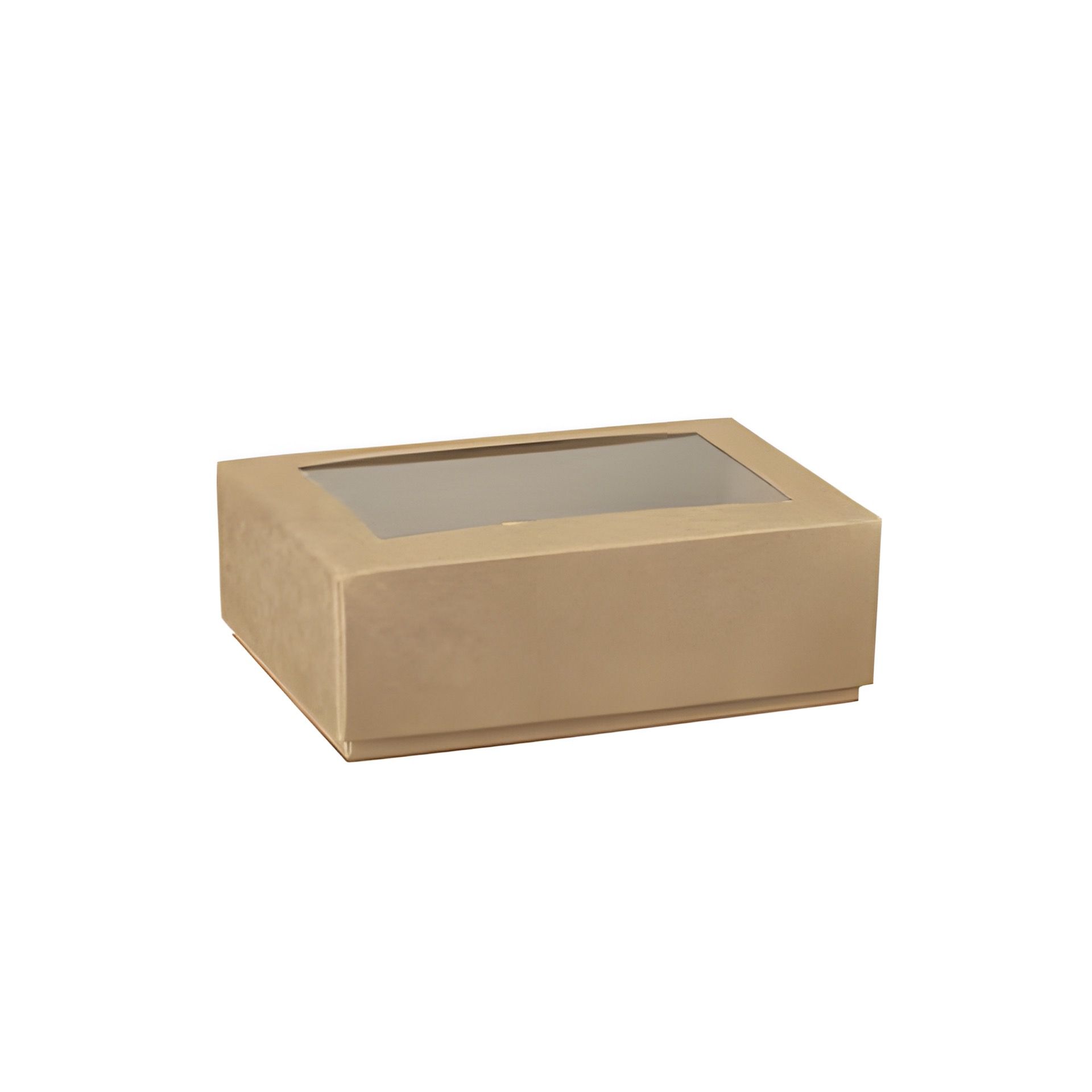 Sichtfensterschachtel 130 x 90 x 45 mm natur