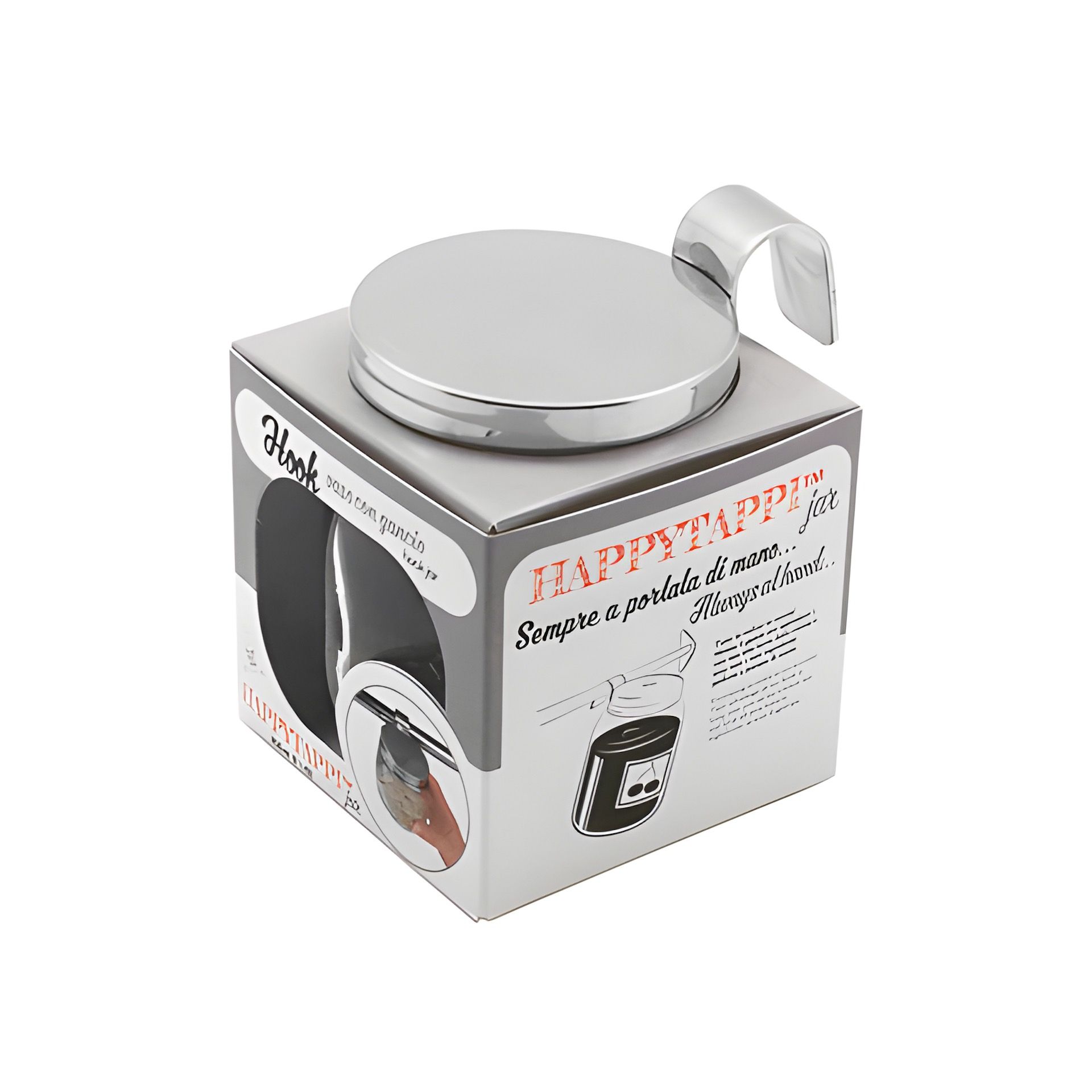 HappyTappi CT 70 Glas 250 ml mit Hakendeckel (Karton, 6 Stück)
