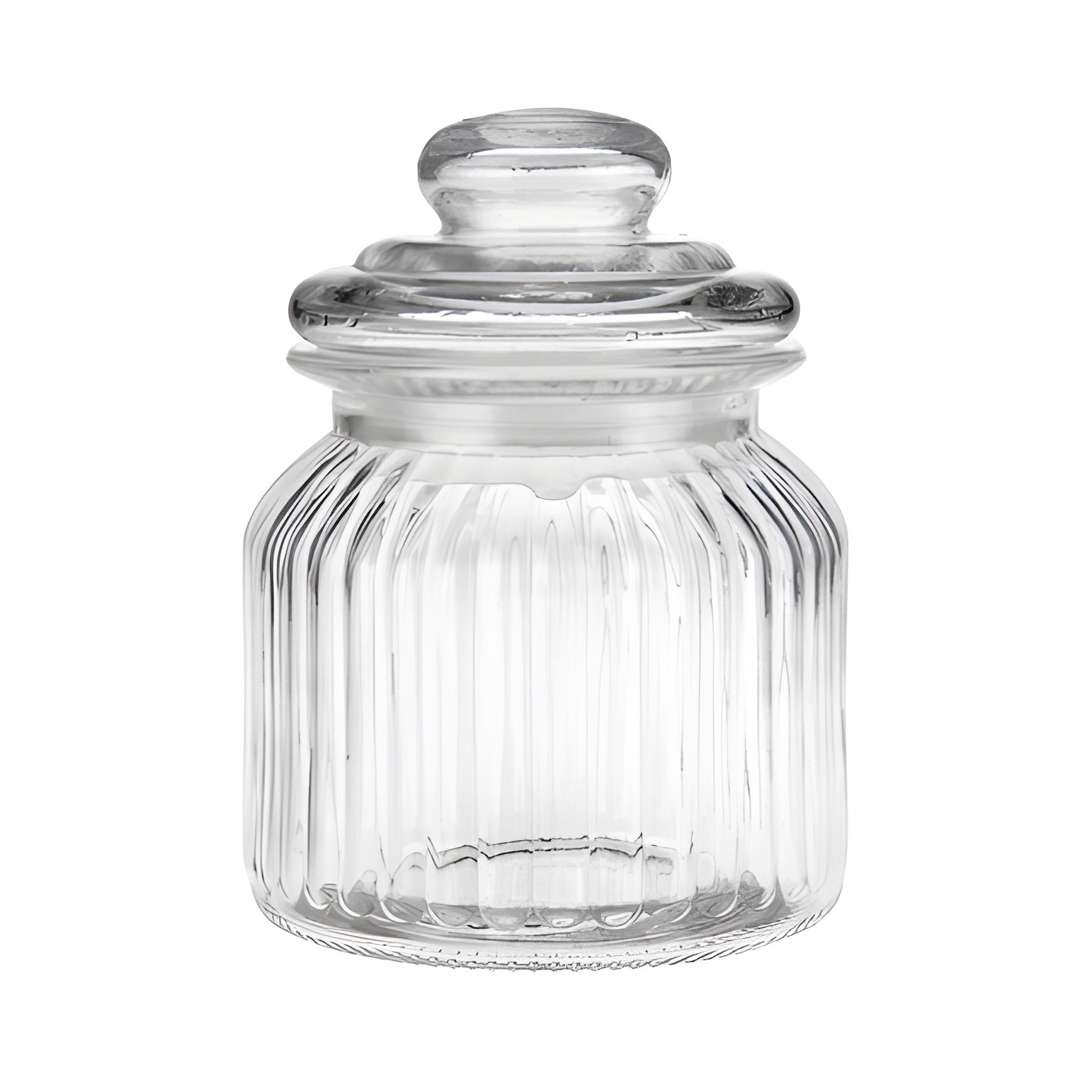 Vorratsglas mit Facetten  650 ml