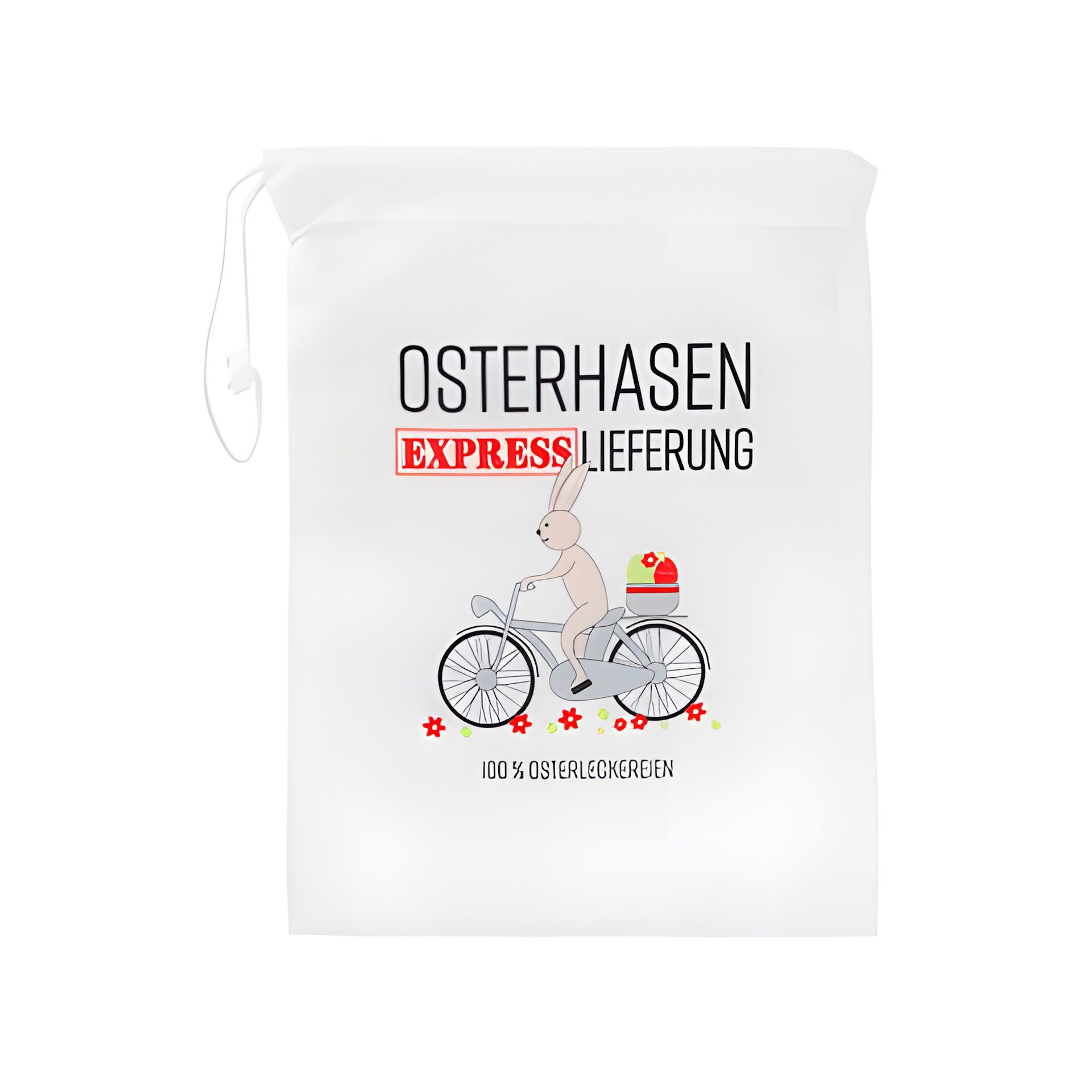 Beutel 'Osterhasen Lieferung', 22 x 30 cm