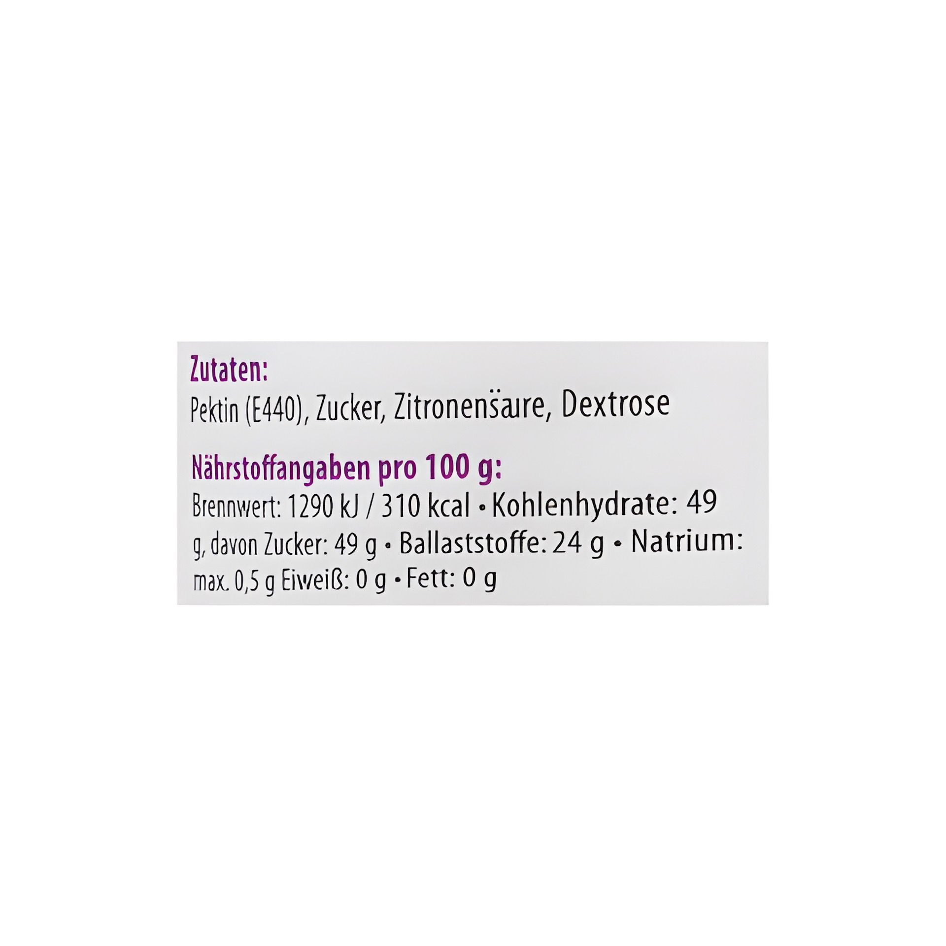 Pektofix Gelierpulver 2:1 / 3:1, 250 g