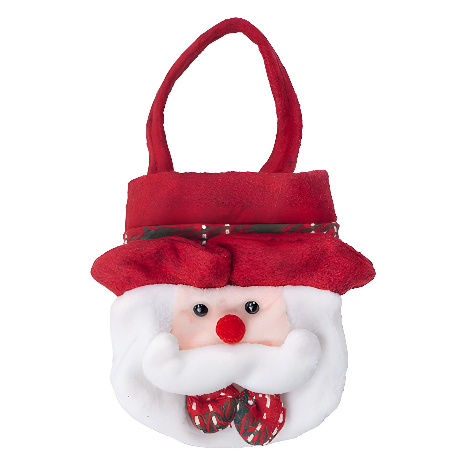 Stofftasche 'Weihnachtsmann' 14 x 13 cm