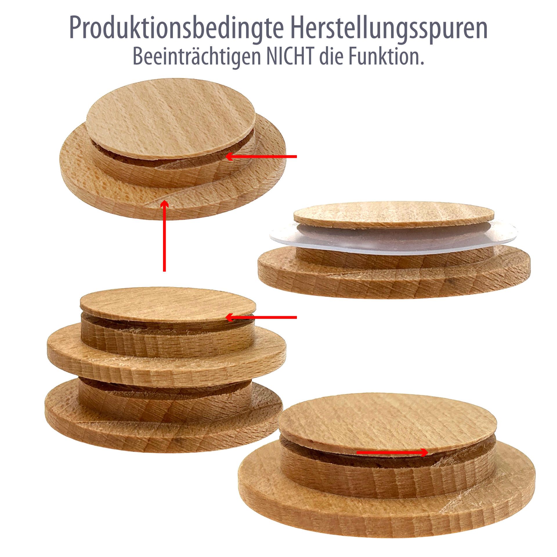 Holzdeckel Ø  67 mm, auch für WECK RR 60