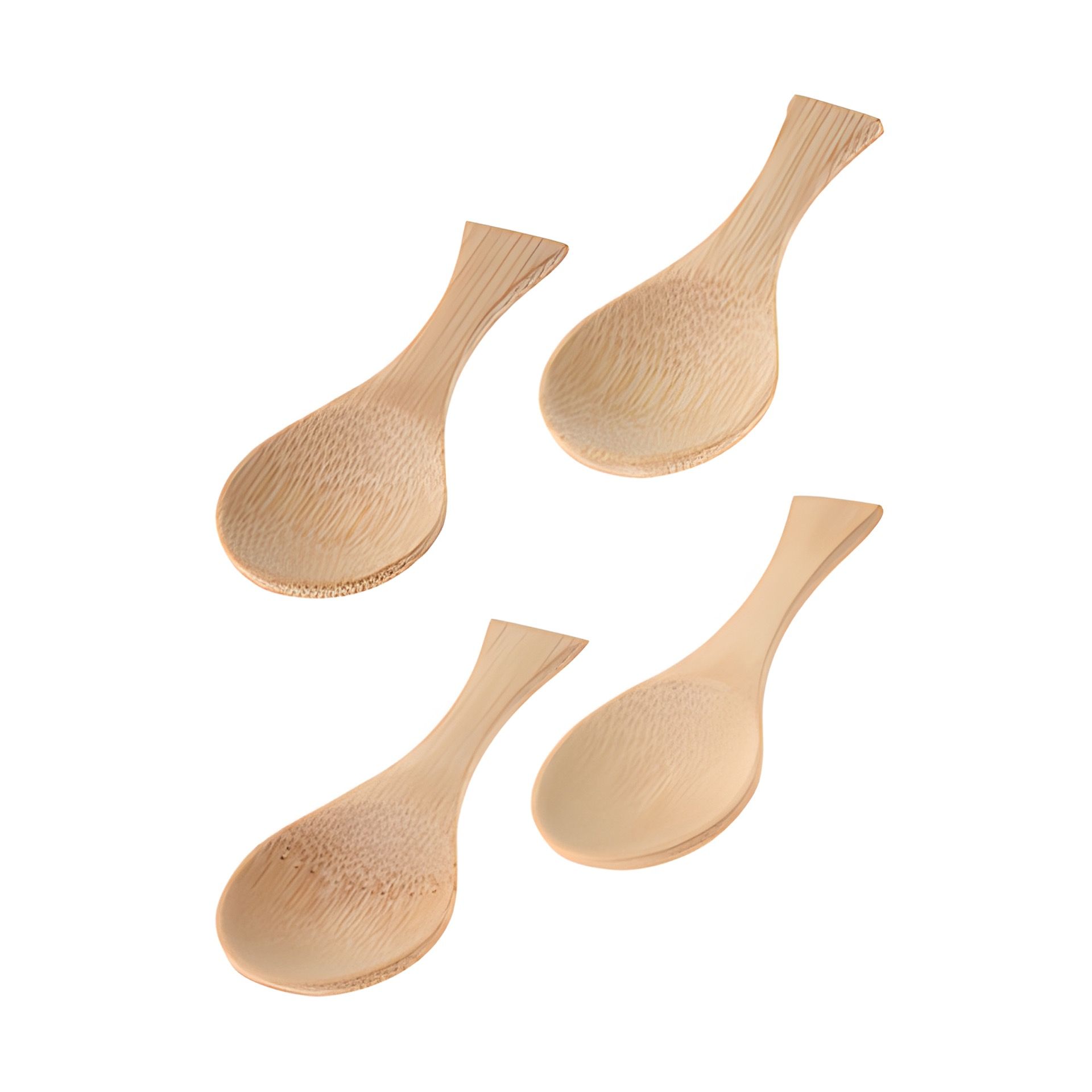 Bambuslöffel  9 cm, 4 Stück