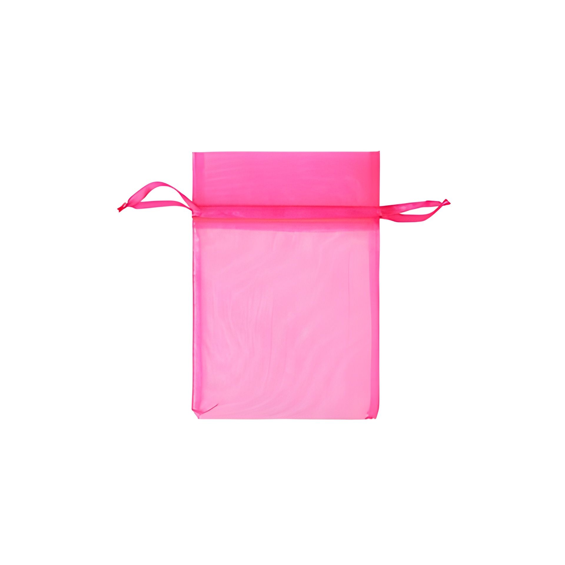 Chiffonbeutel 12 x 17 cm, pink, 6 Stück
