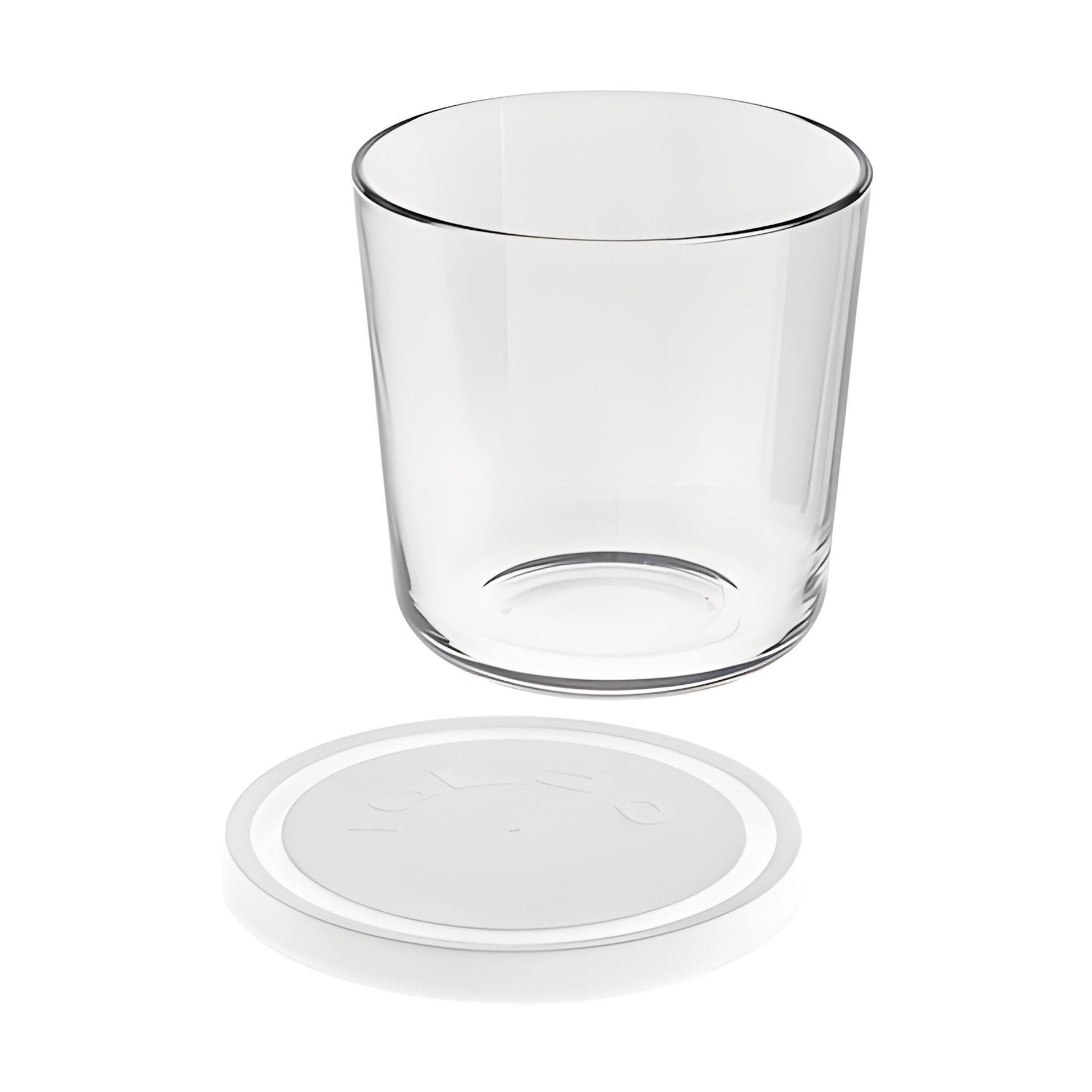 Servierglas 'Igloo' 750 ml mit Deckel, weiß