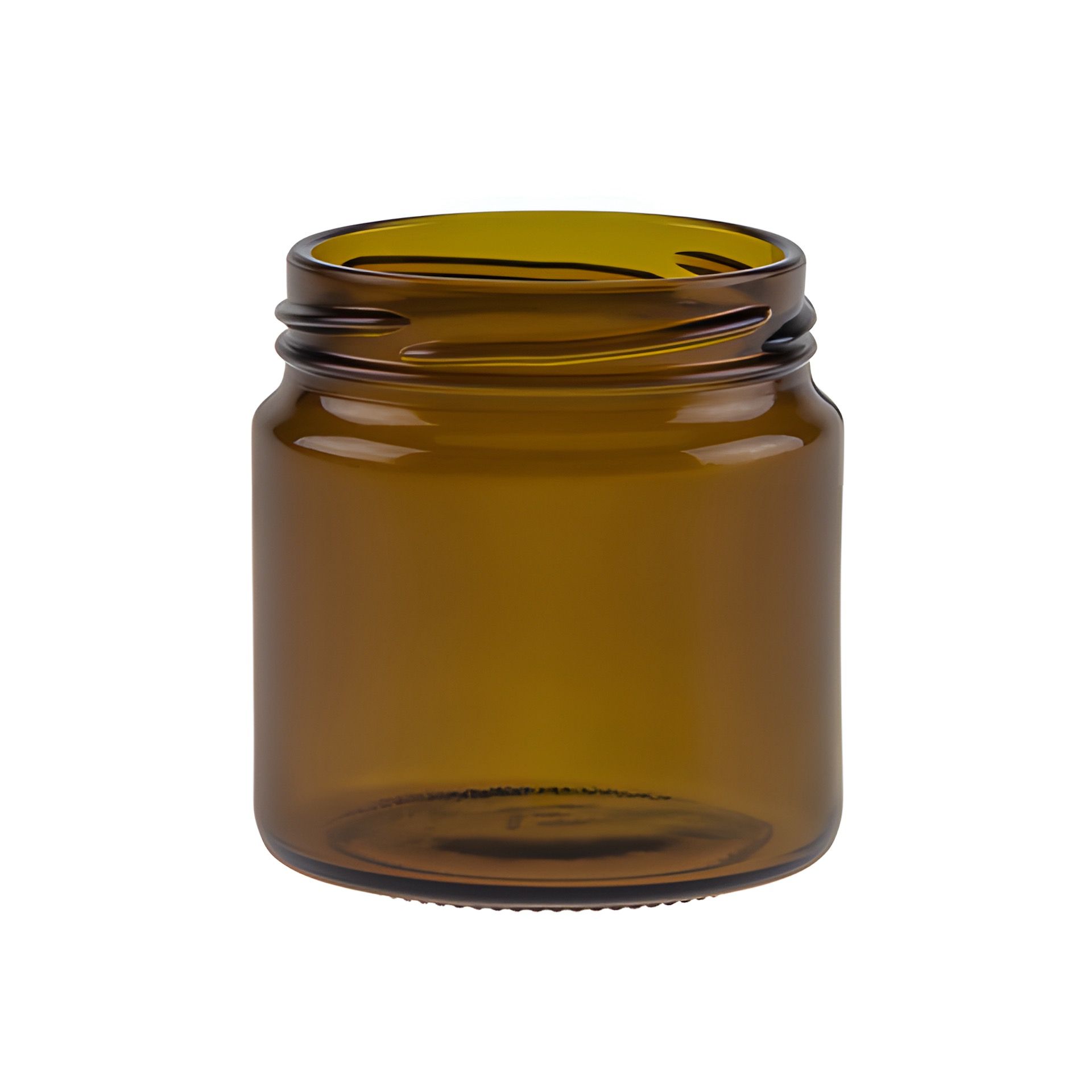 Rundglas  215 ml braun
