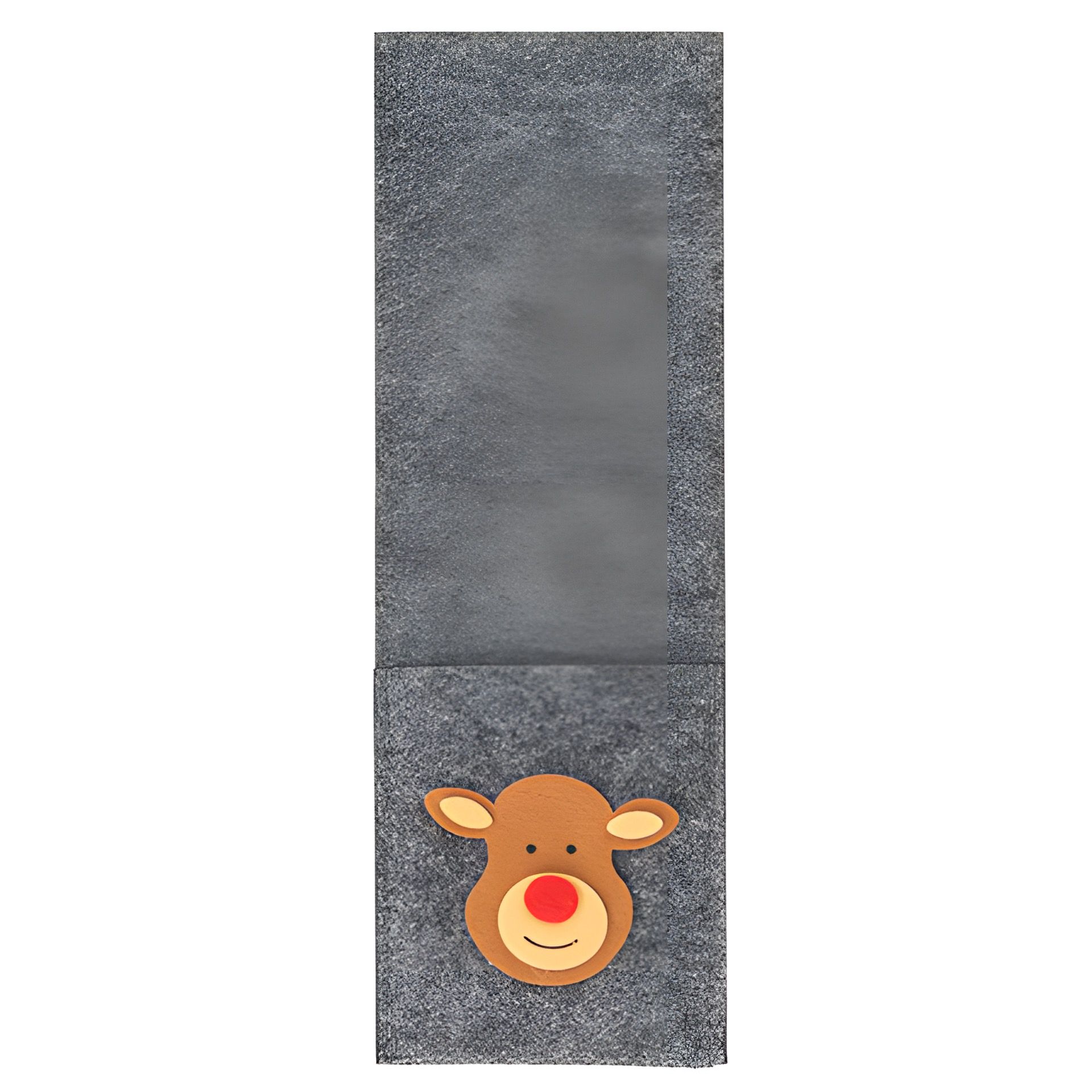 Besteckhalter 'Rentier' aus Filz, 9 x 26 cm