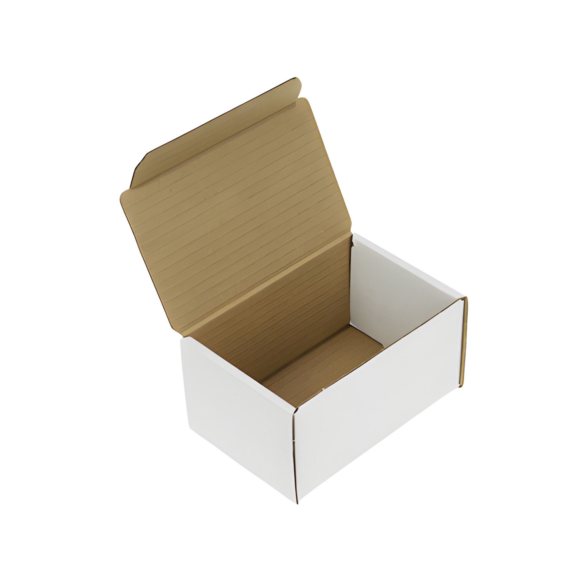 Klappschachtel 126 x 85 x 70 mm, weiß
