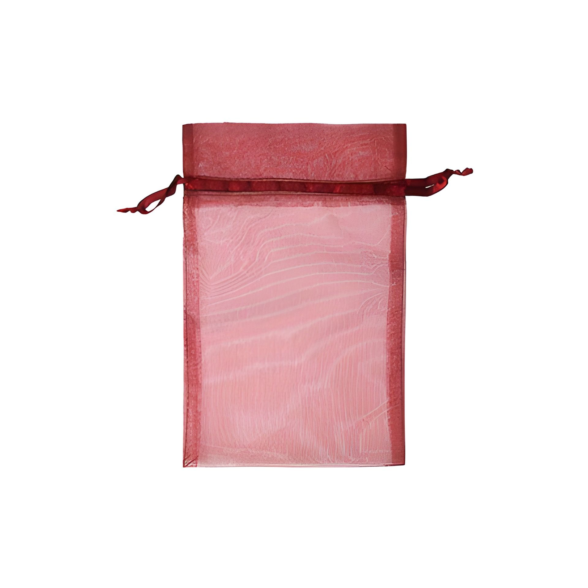 Chiffonbeutel 15 x 24 cm, weinrot, 3 Stück