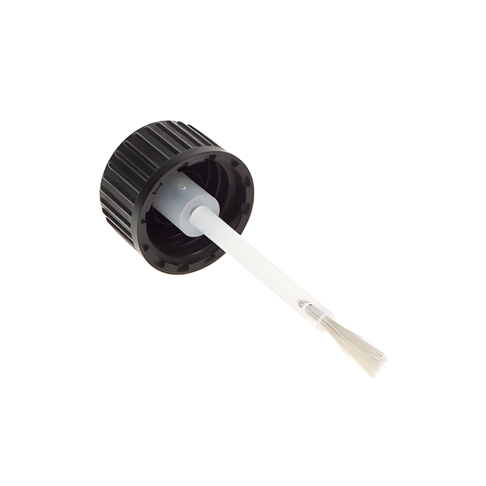DIN 18 schwarz mit Pinsel für Tropfflasche 10 ml