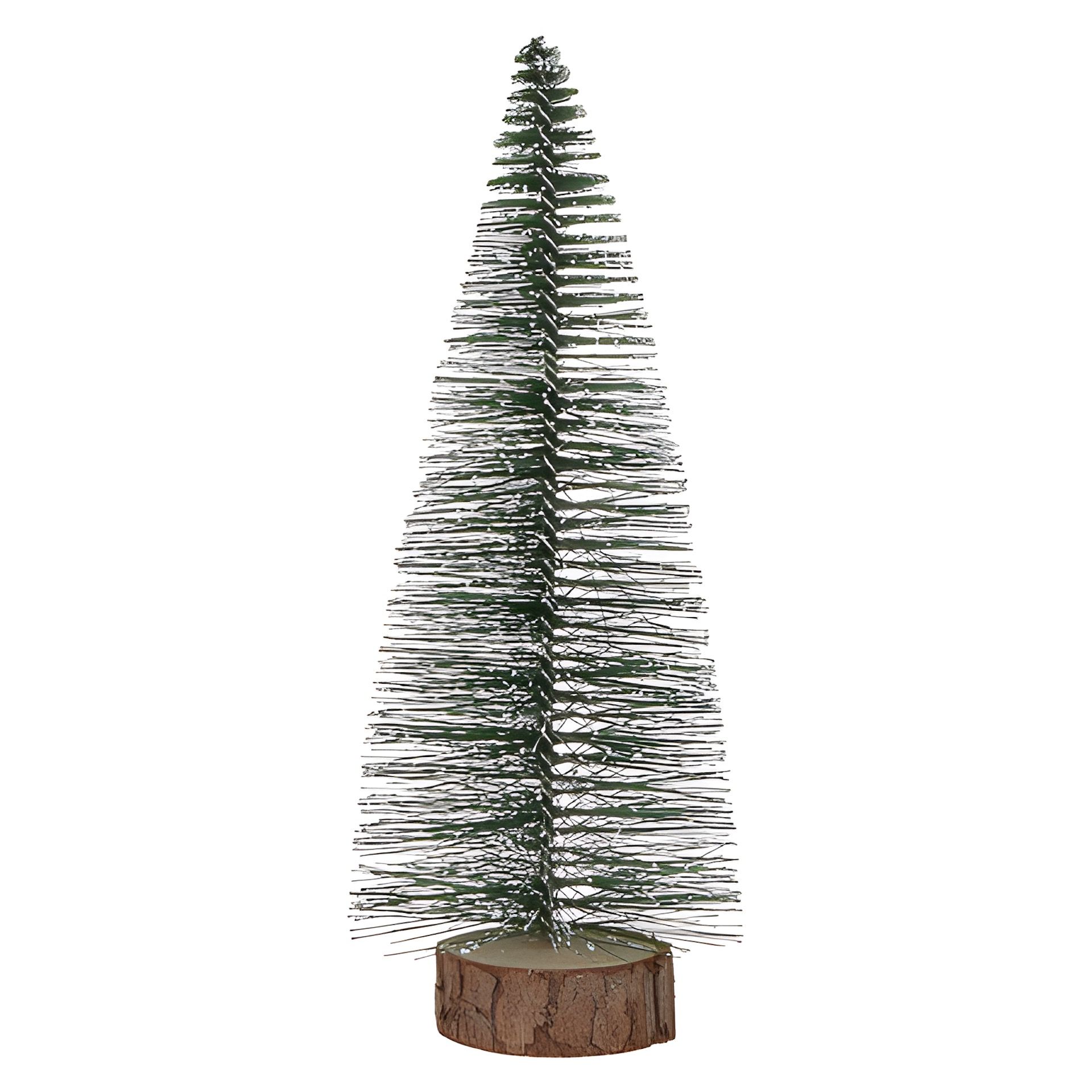 Deko-Tannenbaum mit Holzfuß, 15 cm