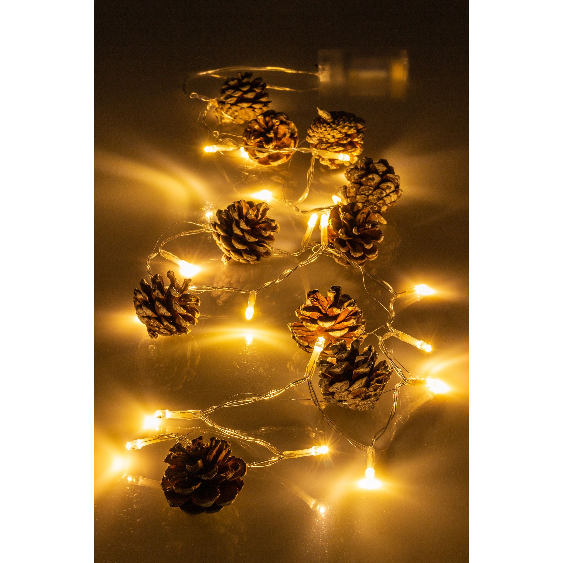 Lichterkette 'Tannenzapfen' mit 20 LEDs, 120 cm