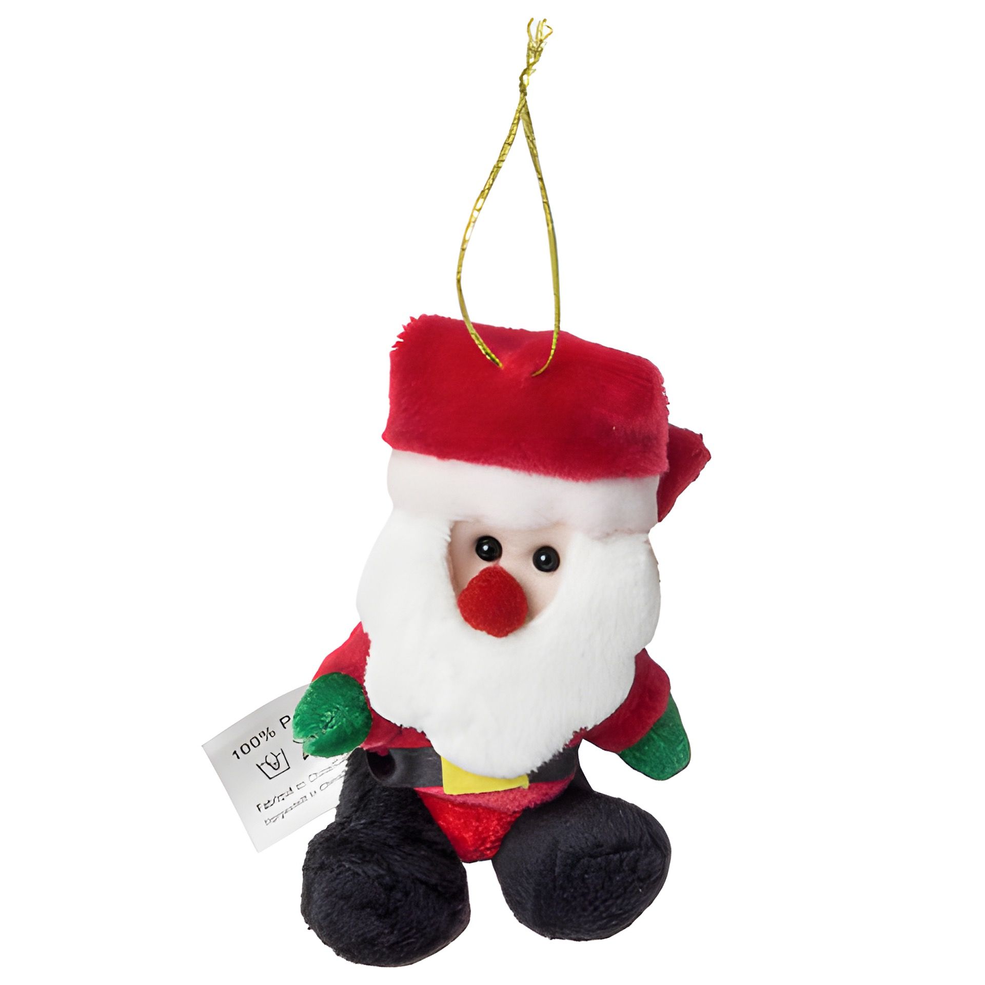 Plüschfigur 'Weihnachtsmann' zum Anhängen