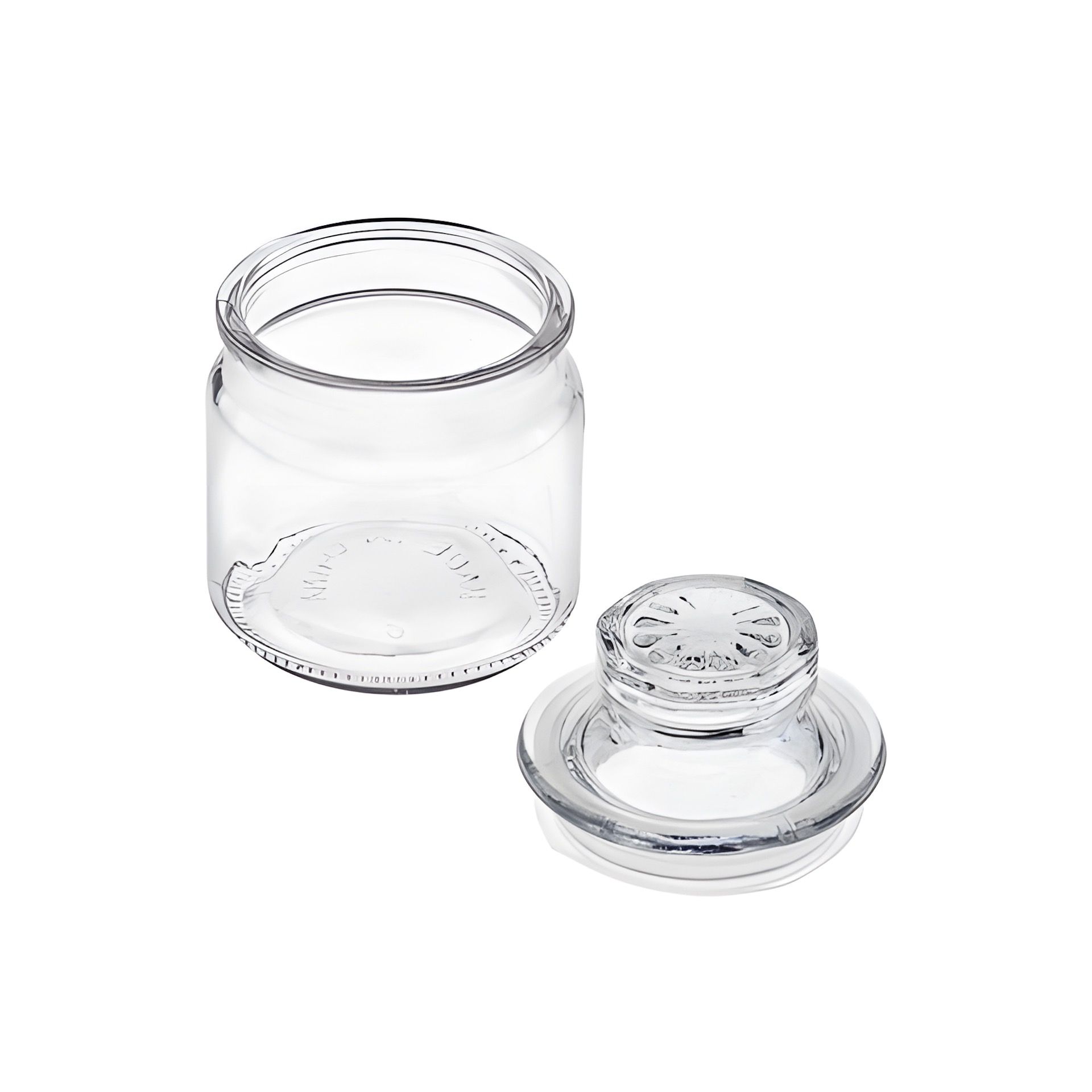 Vorratsglas 150 ml mit Glasstopfen (Karton, 48 Stück)