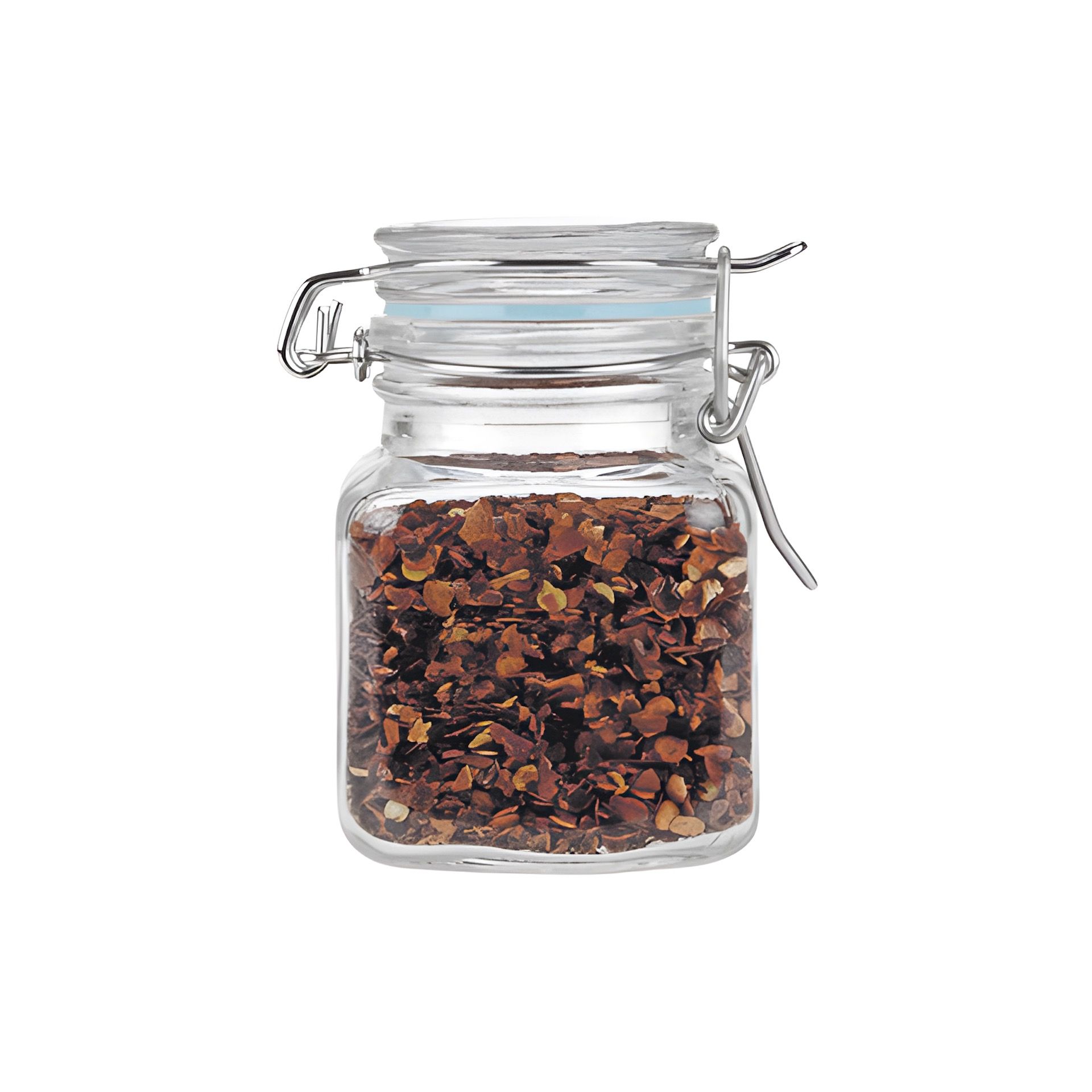 Bügelglas  100 ml eckig