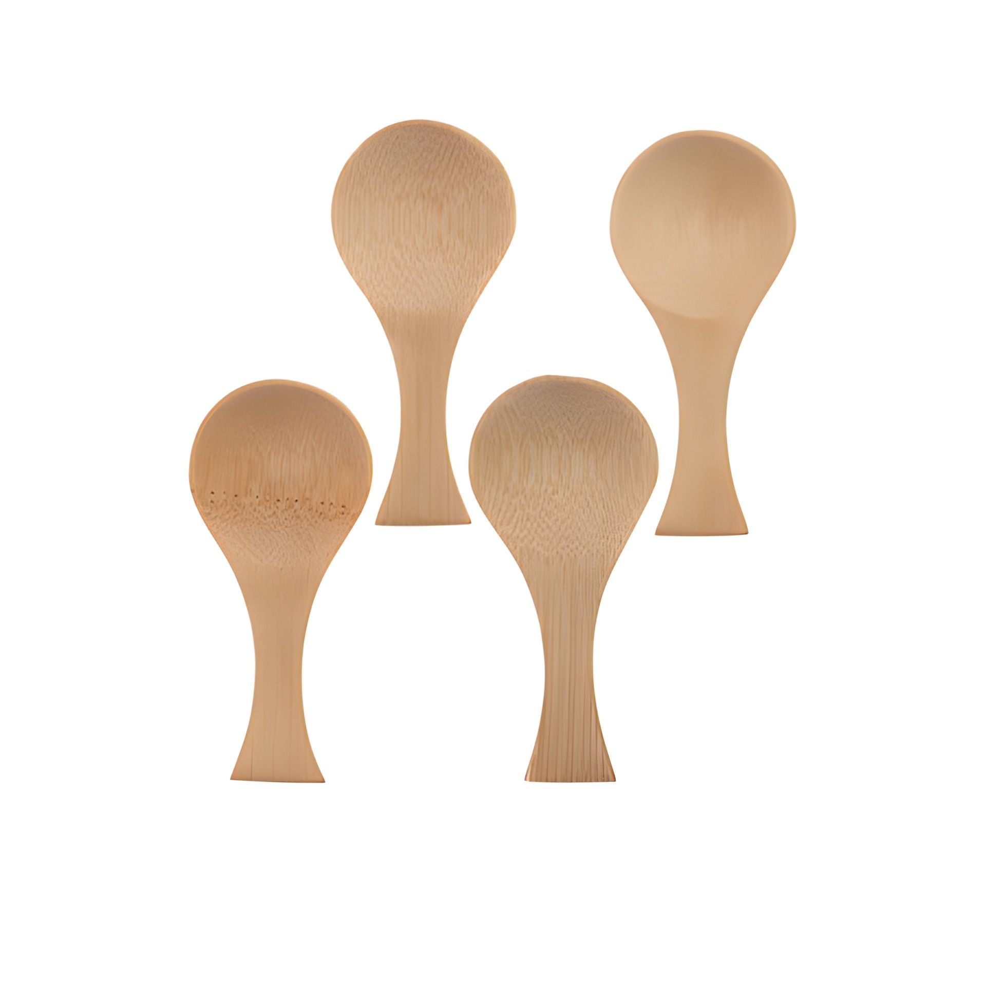 Bambuslöffel  9 cm, 4 Stück