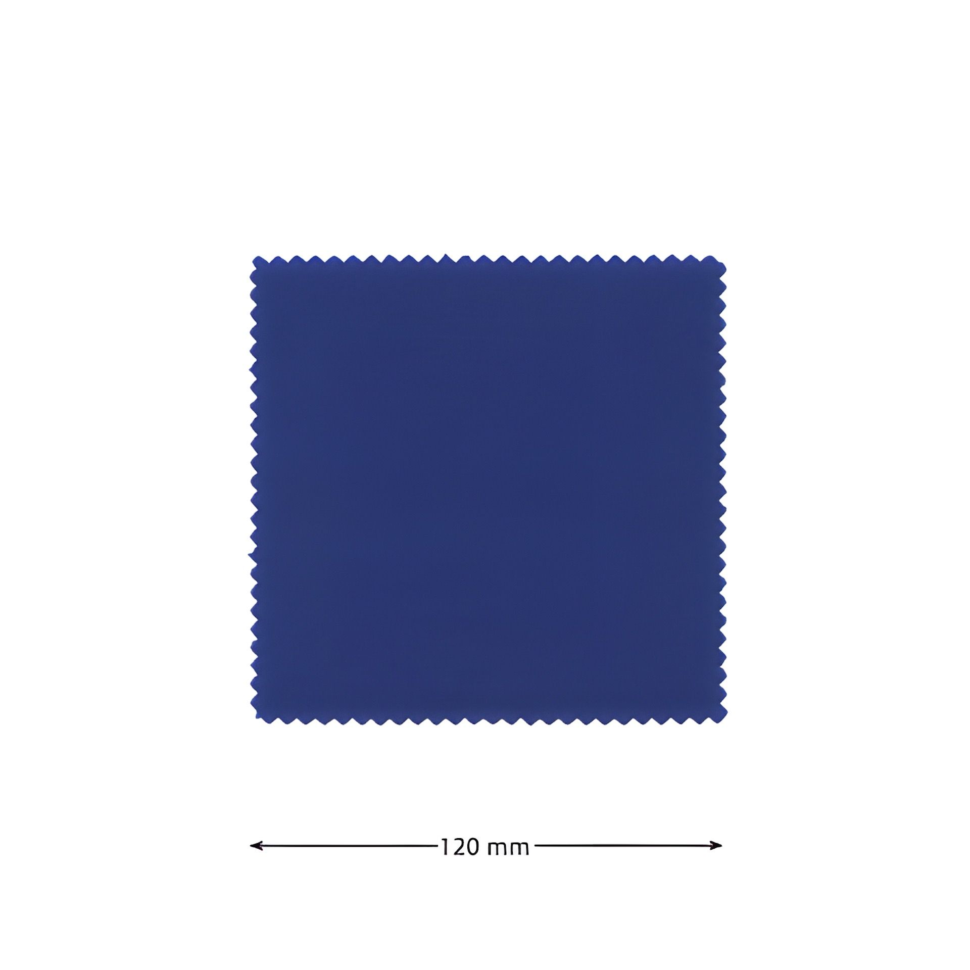 Deckchen 120 mm blau