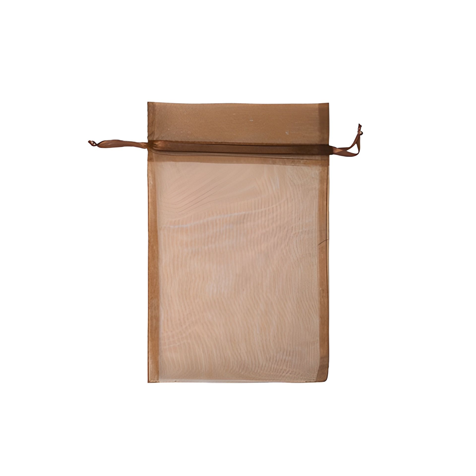 Chiffonbeutel 15 x 24 cm, dunkelbraun, 3 Stück