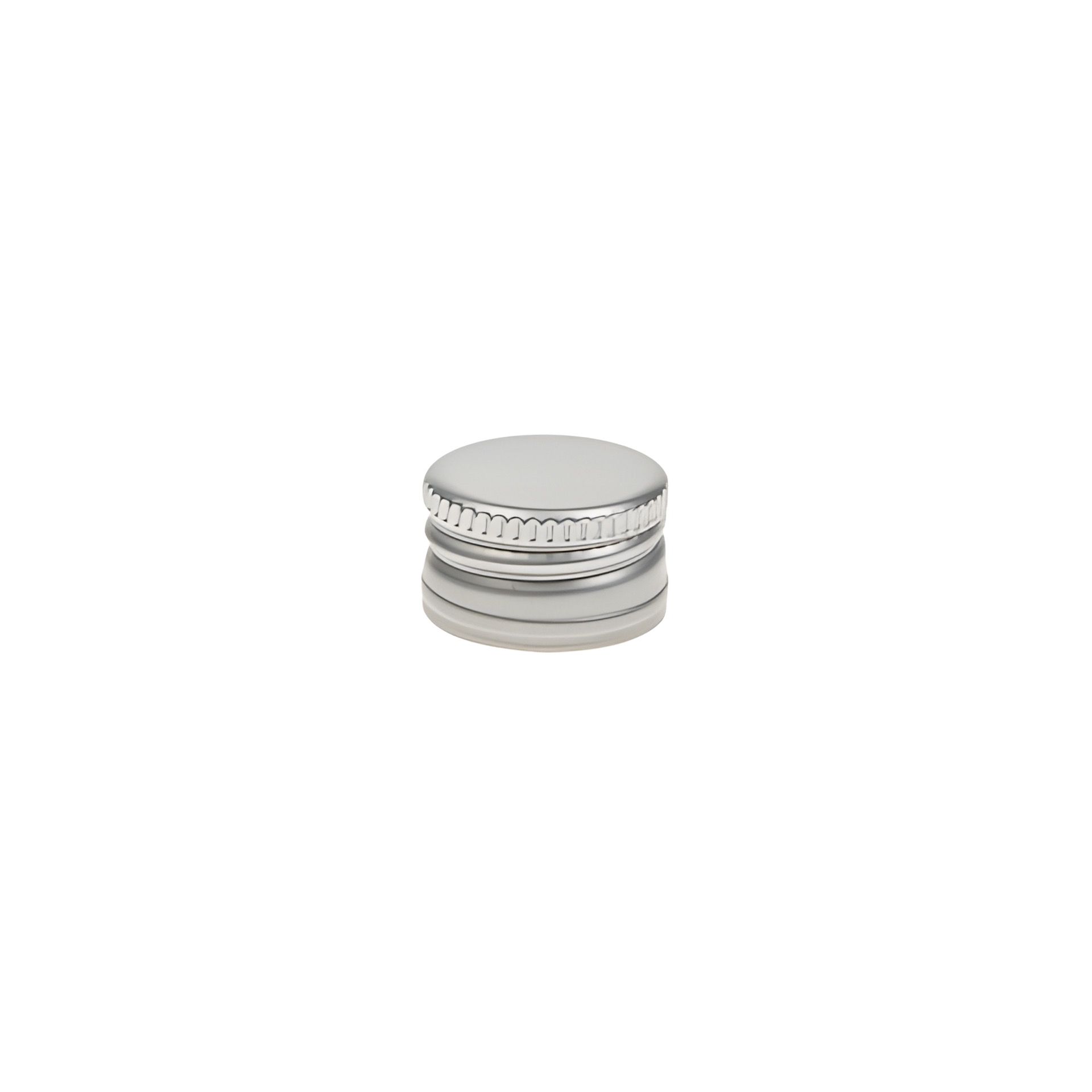 PP 18 silber Aluminium ohne Rollrand